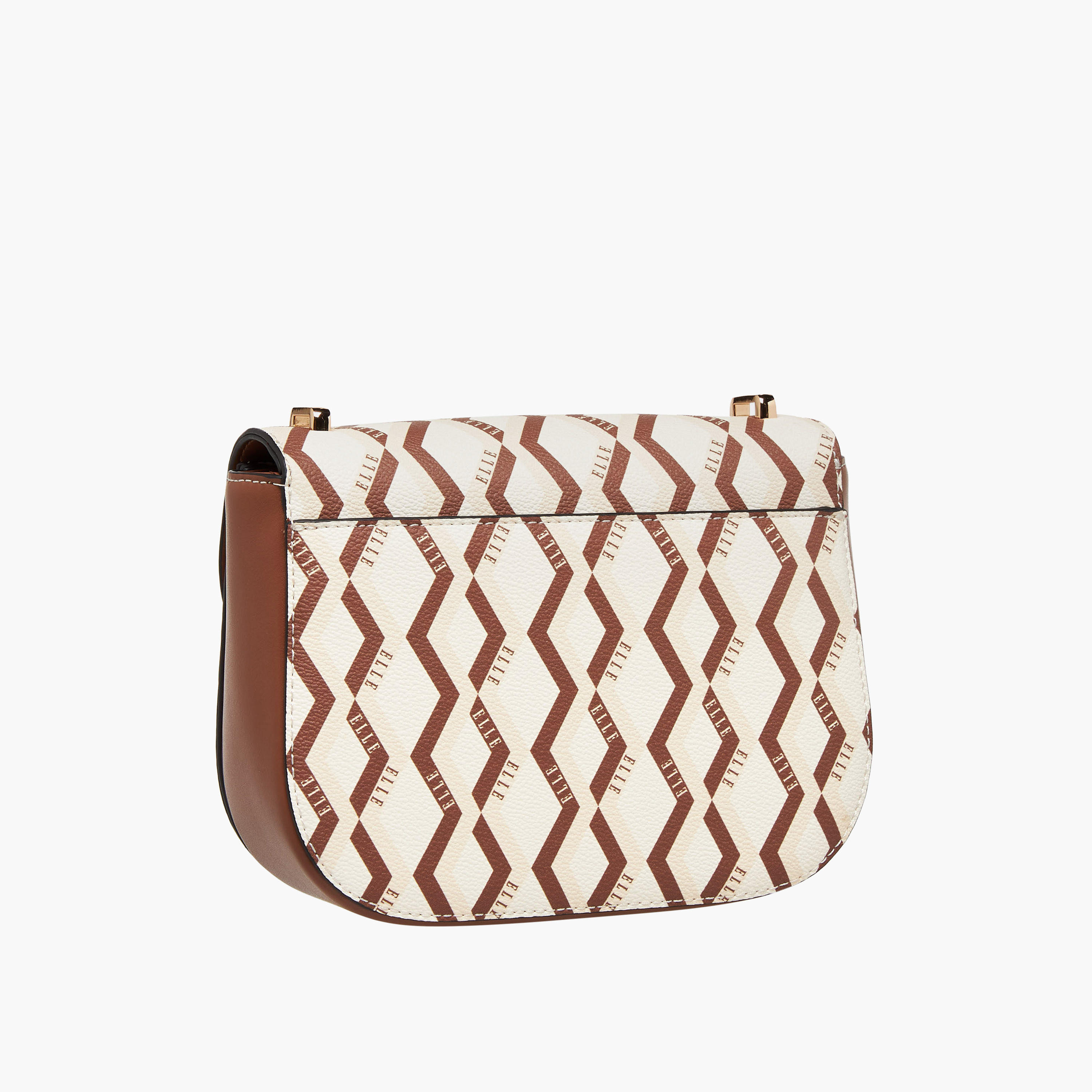 شنطة كروس بودي بحزام قابل للتعديل وطبعات مونوجرام من إيل-women-bagsandwallets-handbags-image-4