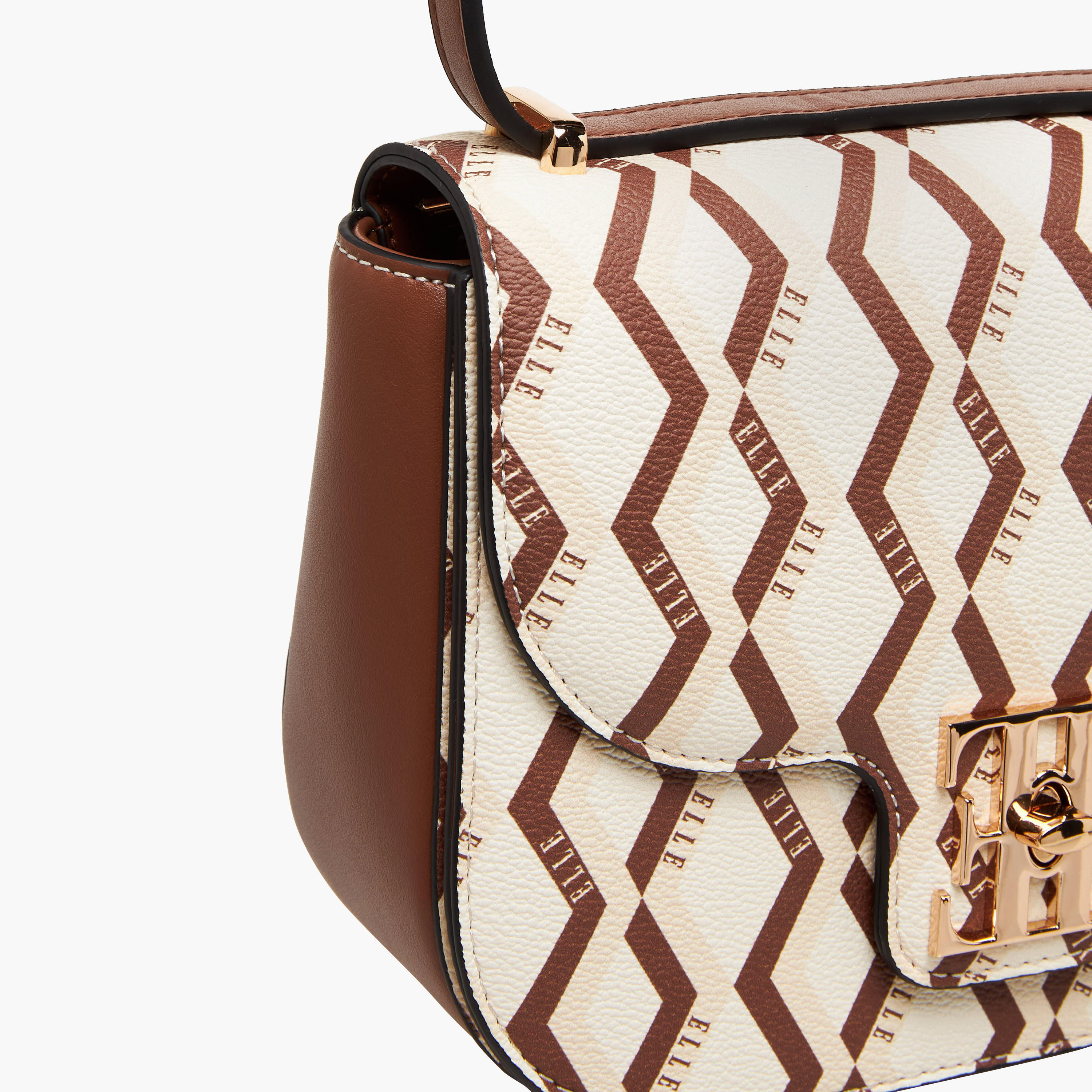 شنطة كروس بودي بحزام قابل للتعديل وطبعات مونوجرام من إيل-women-bagsandwallets-handbags-image-5