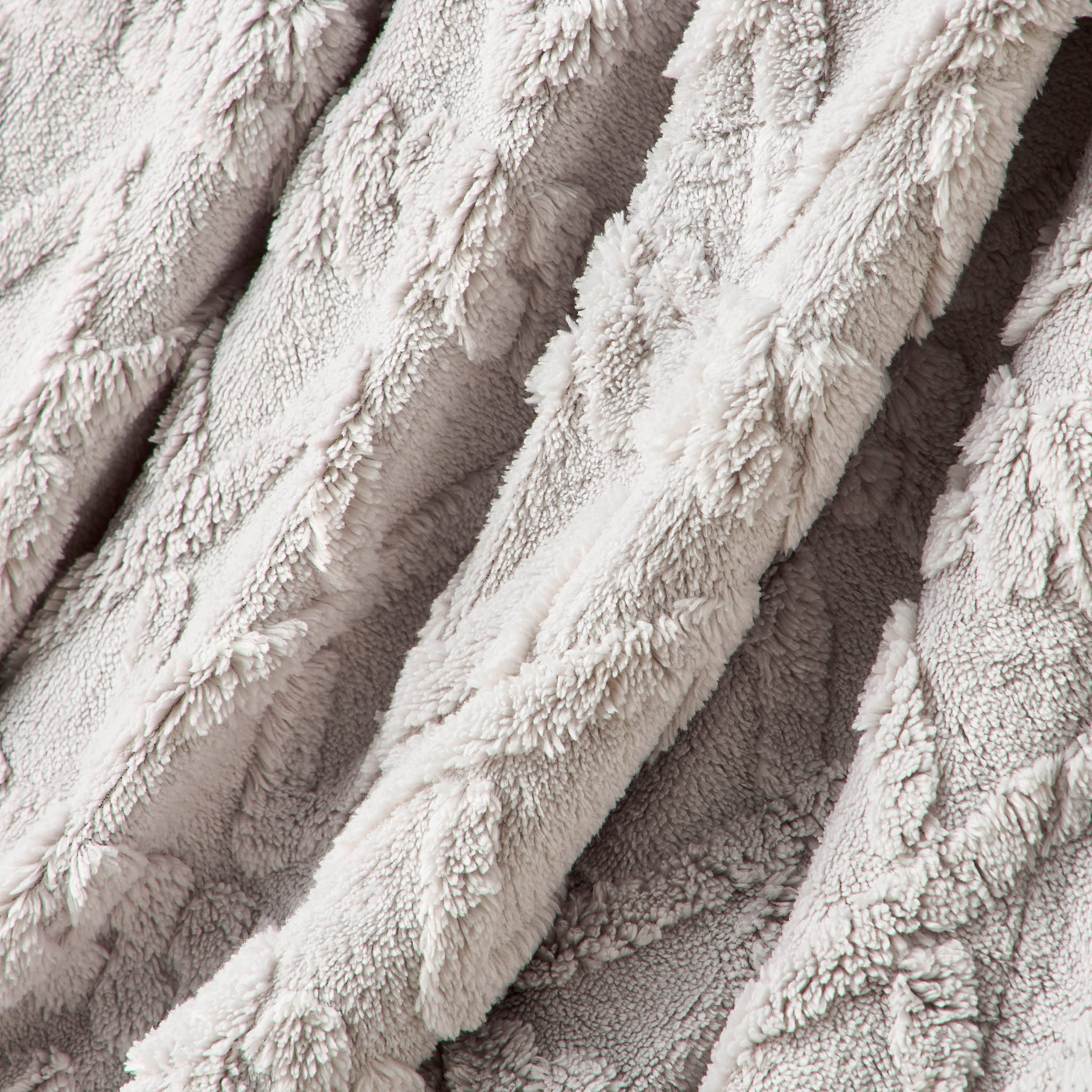 Textured Jacquard Faux Fur Throw - 127x152 cms-household-cushionsandthrows-throwsandblankets-throws-image-3