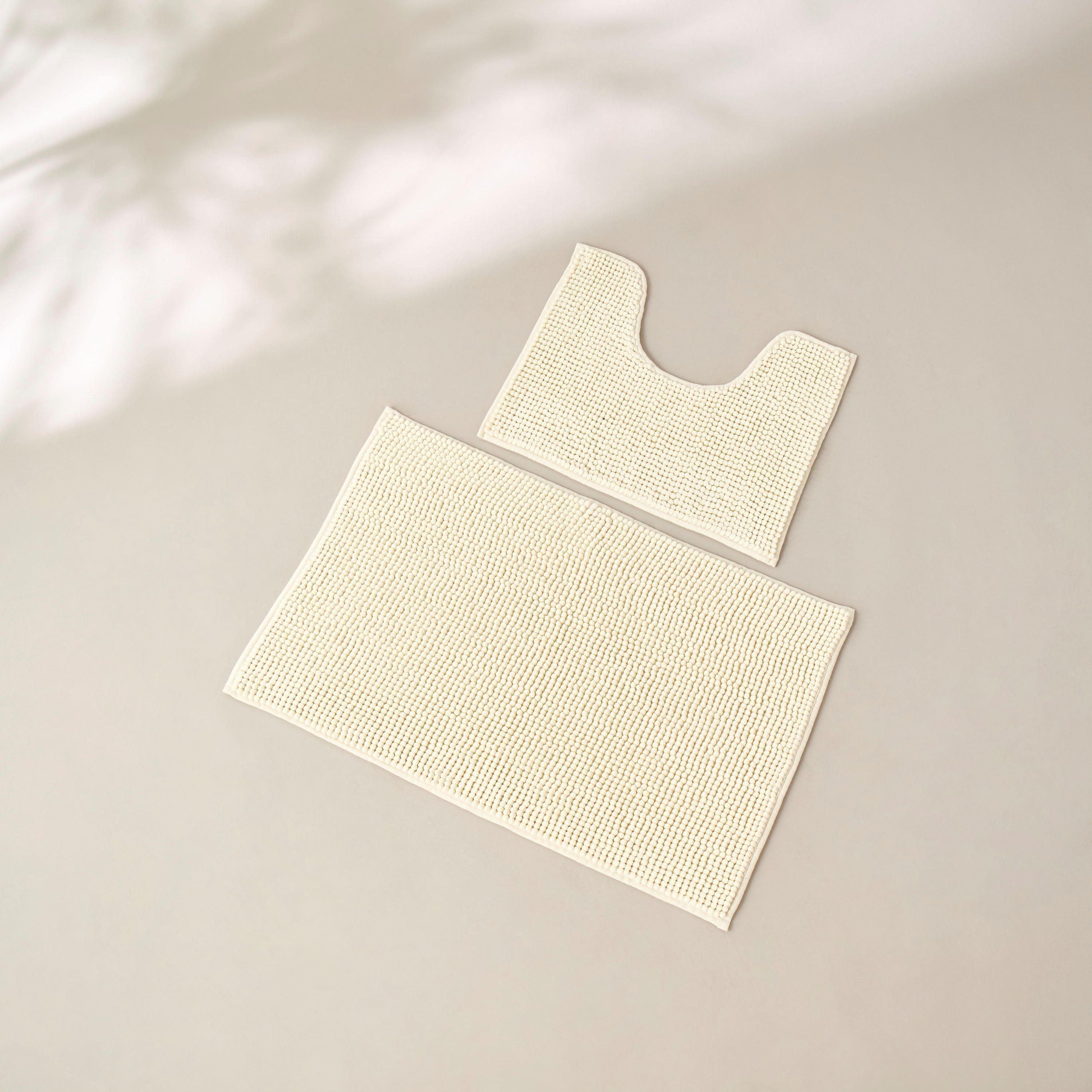 Chenille Loop 2-Piece Textured Anti-Slip Bath Mat Set-household-bathandlaundry-bathlinen-bathmatsandtubmats-image-1