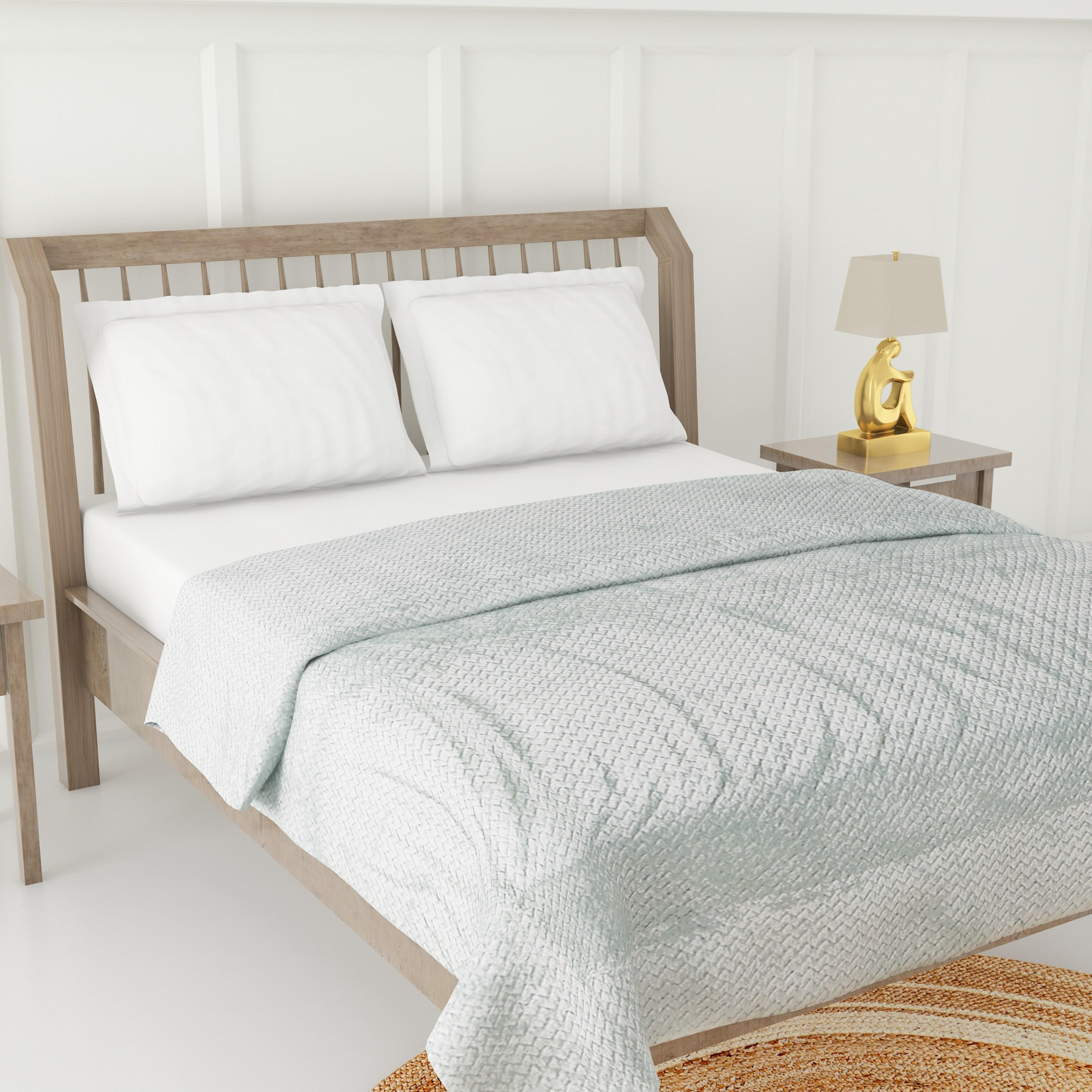 Luxury Jacquard Chevron Texture Plush Blanket - 150x200 cms-household-cushionsandthrows-throwsandblankets-blankets-image-3