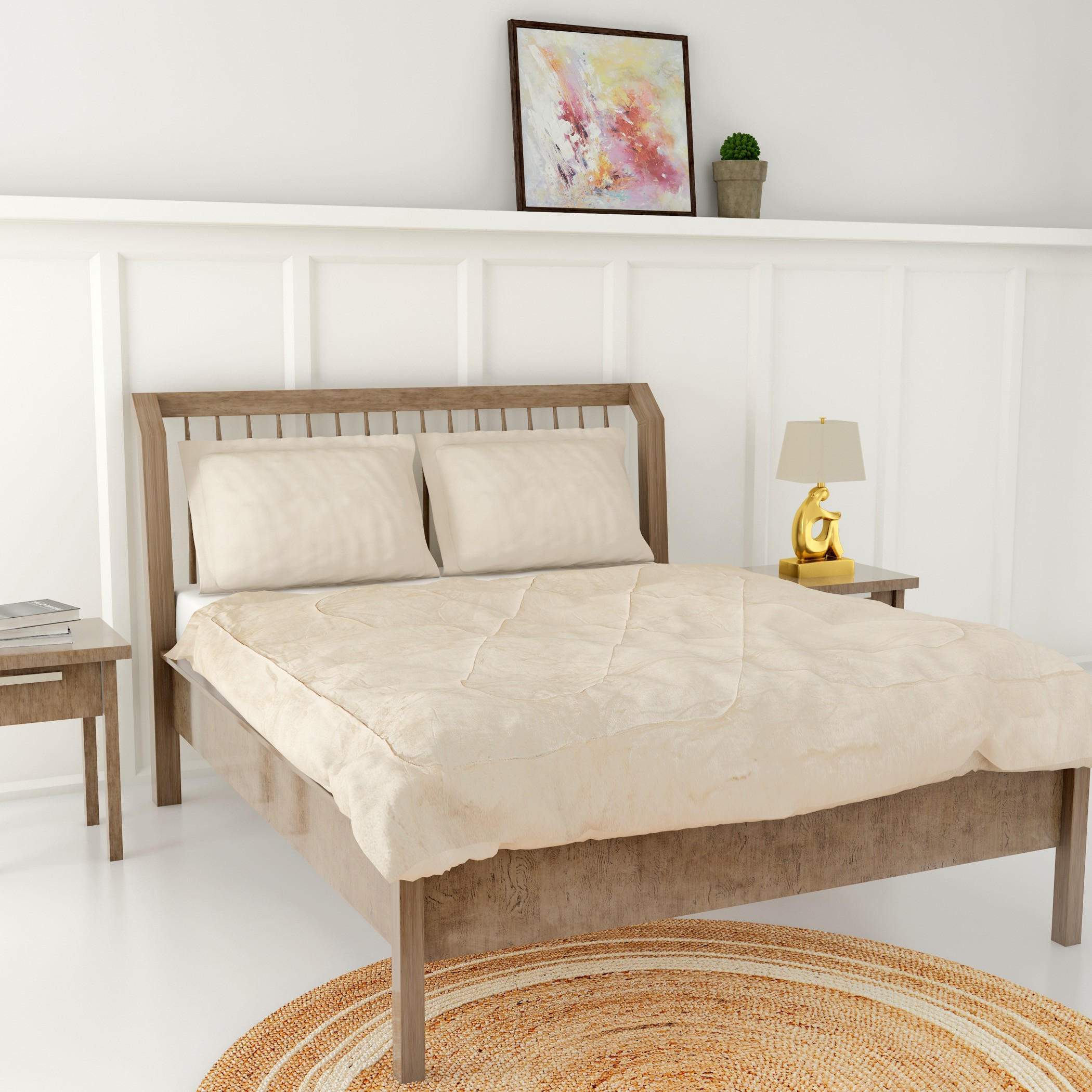 Textured 3-Piece Comforter Set - 220x240 cms-household-bedding-comfortersandbedspreads-comforters-image-2