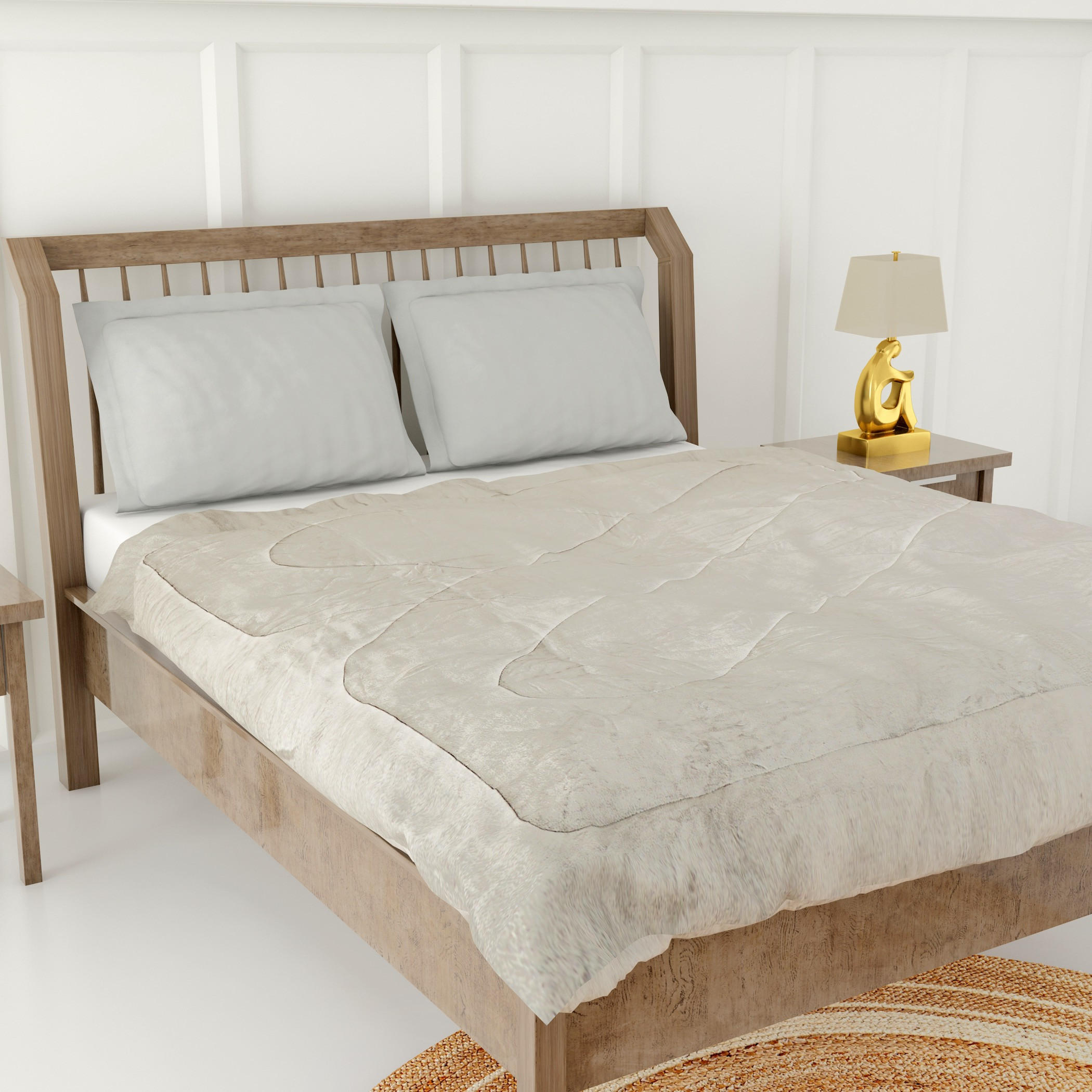 Textured 3-Piece Comforter Set - 240x260 cms-household-bedding-comfortersandbedspreads-comforters-image-3