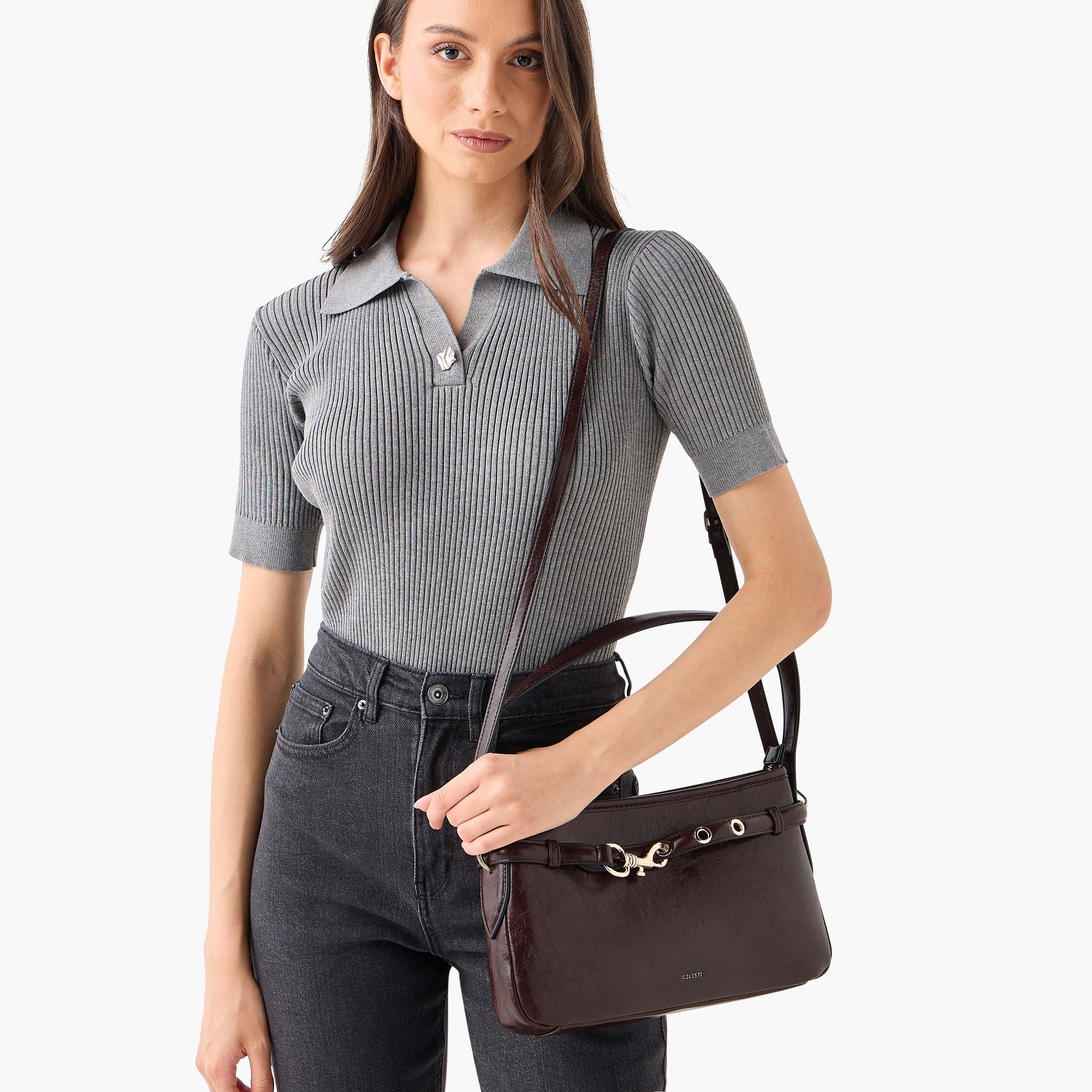 Celeste Solid Shoulder Bag with Double Handle-women-bagsandwallets-handbags-image-8