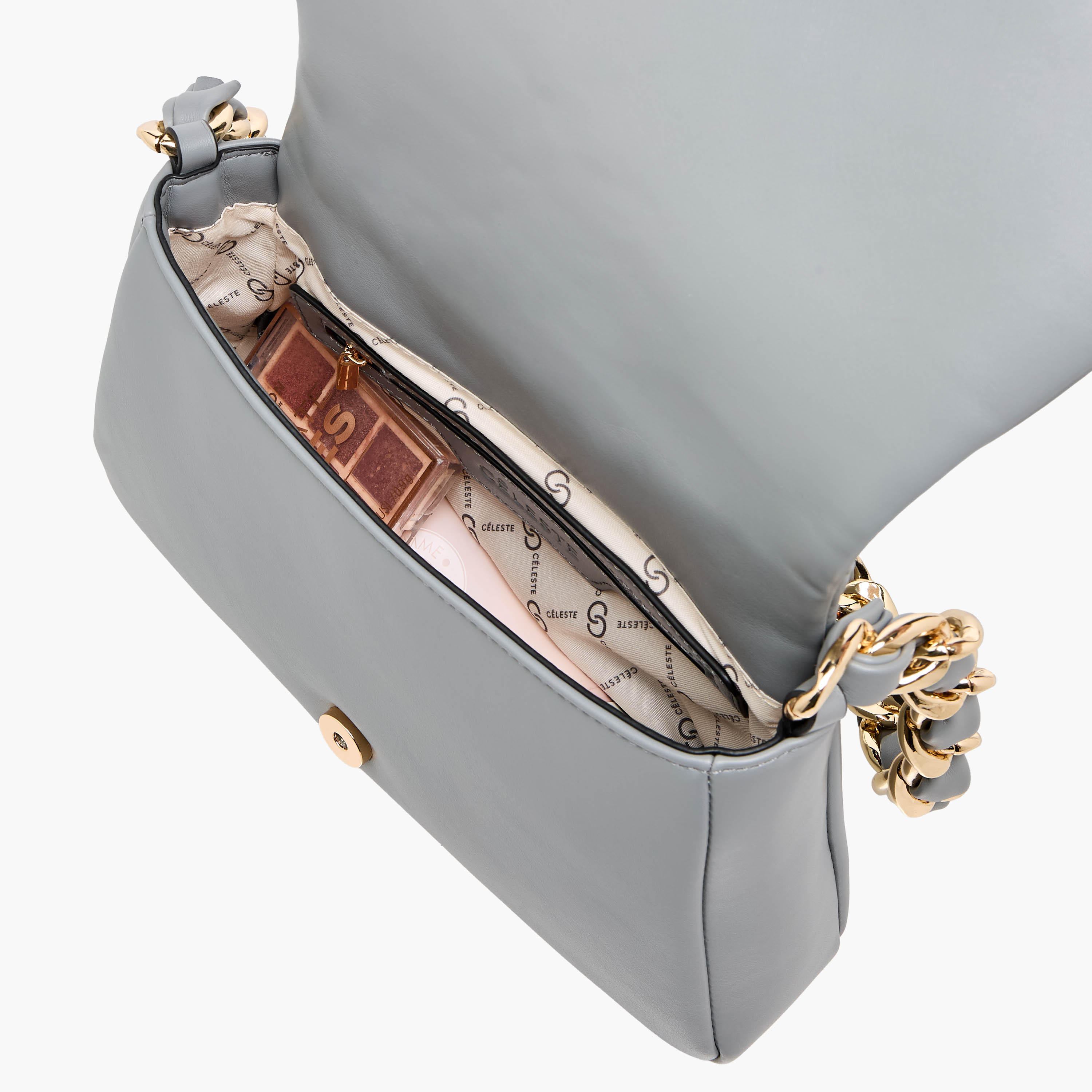 Celeste Solid Shoulder Bag with Chain Accent-women-bagsandwallets-handbags-image-9