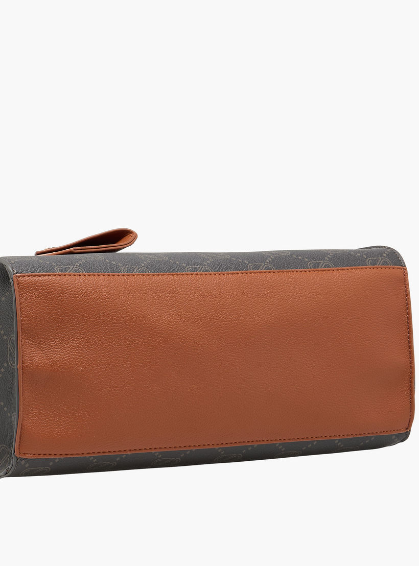 شنطة توتي بطبعات مونوجرام مع محفظة من ساشا-women-bagsandwallets-handbags-image-7