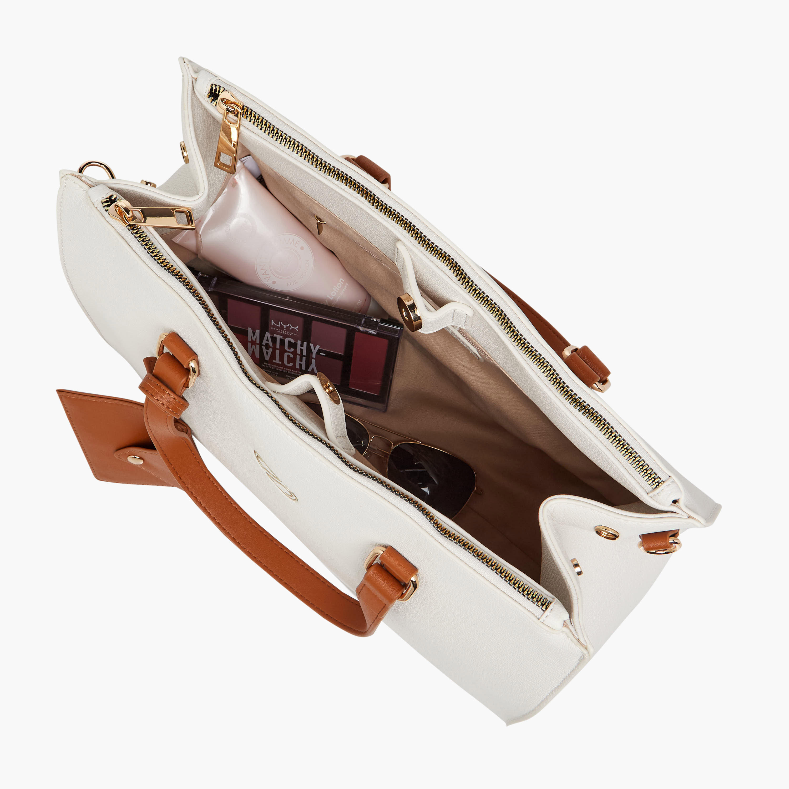 Sasha Solid Tote Bag with Coin Pouch-women-bagsandwallets-handbags-image-10