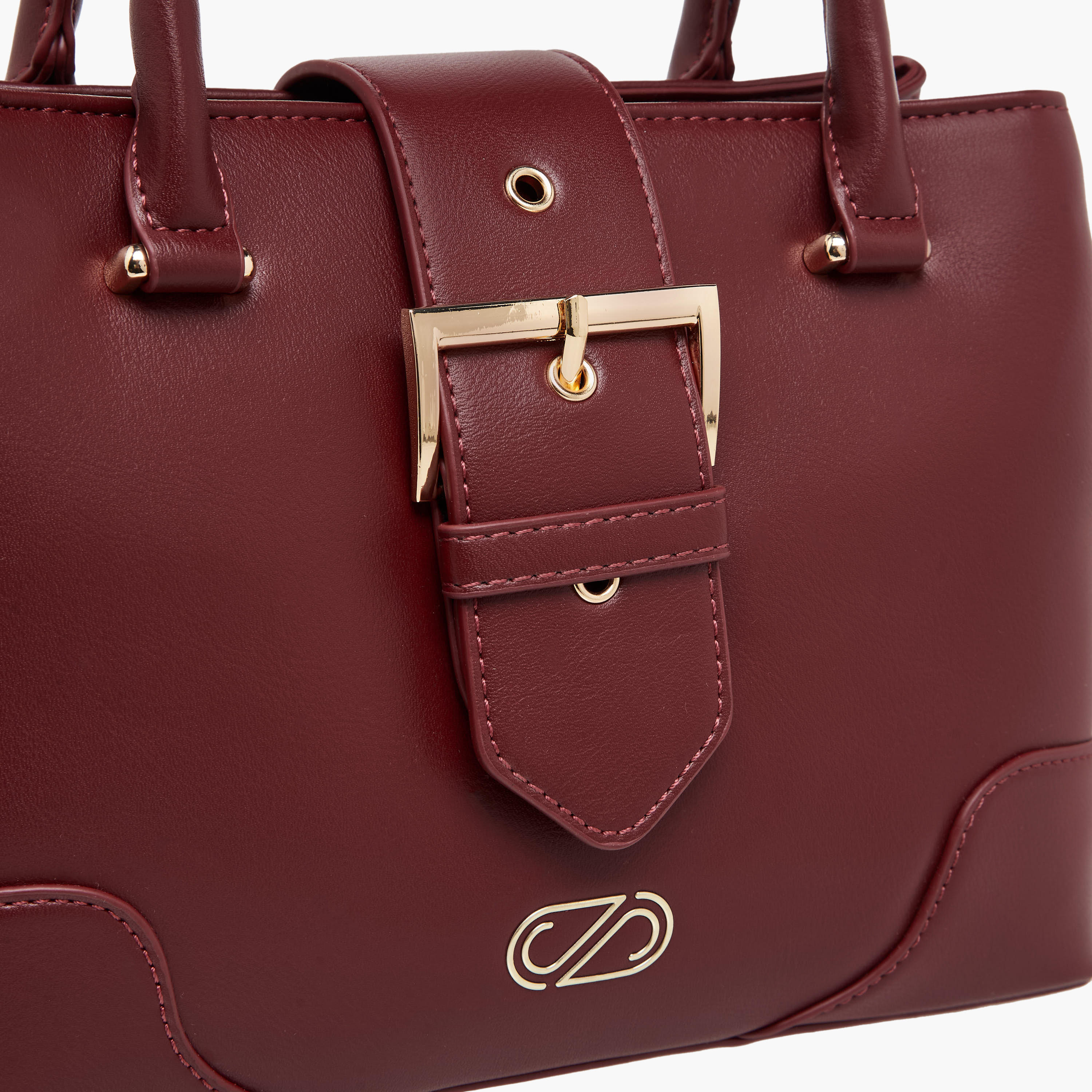 Sasha Buckle Detail Crossbody Bag with Detachable Strap-women-bagsandwallets-handbags-image-5