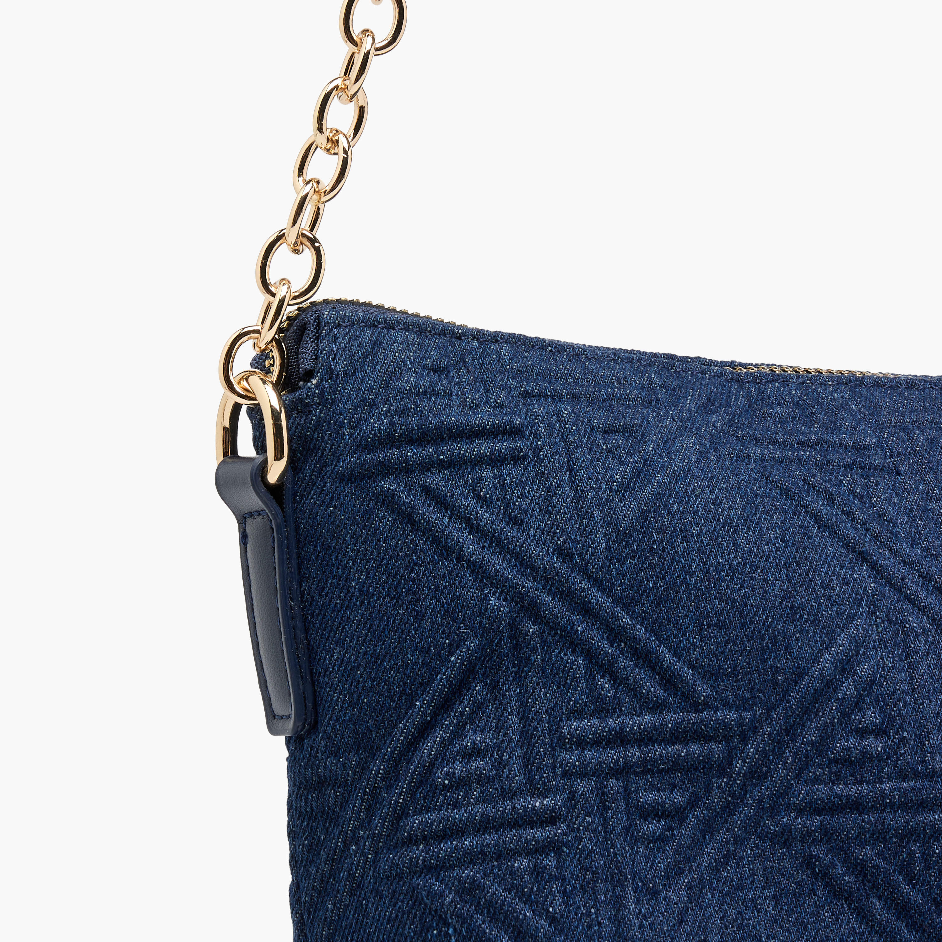 Sasha Textured Crossbody Bag with Chain Detail Strap-women-bagsandwallets-handbags-image-6