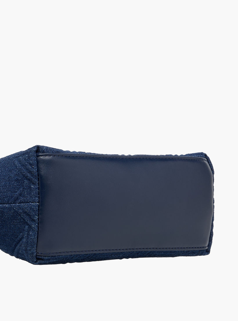 Sasha Textured Crossbody Bag with Chain Detail Strap-women-bagsandwallets-handbags-image-7