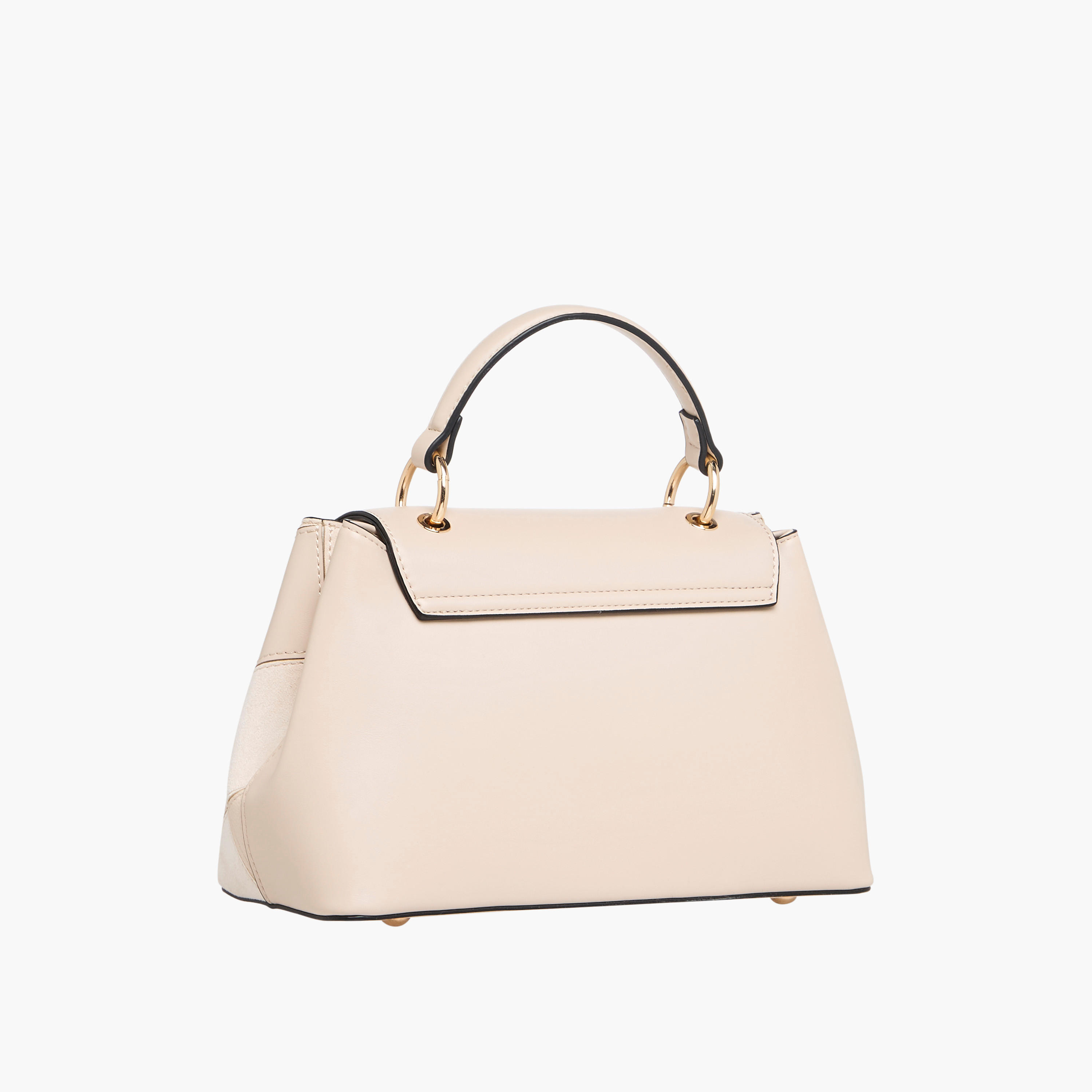 Celeste Panelled Satchel Bag with Detachable Strap and Flap Closure-women-bagsandwallets-handbags-image-3