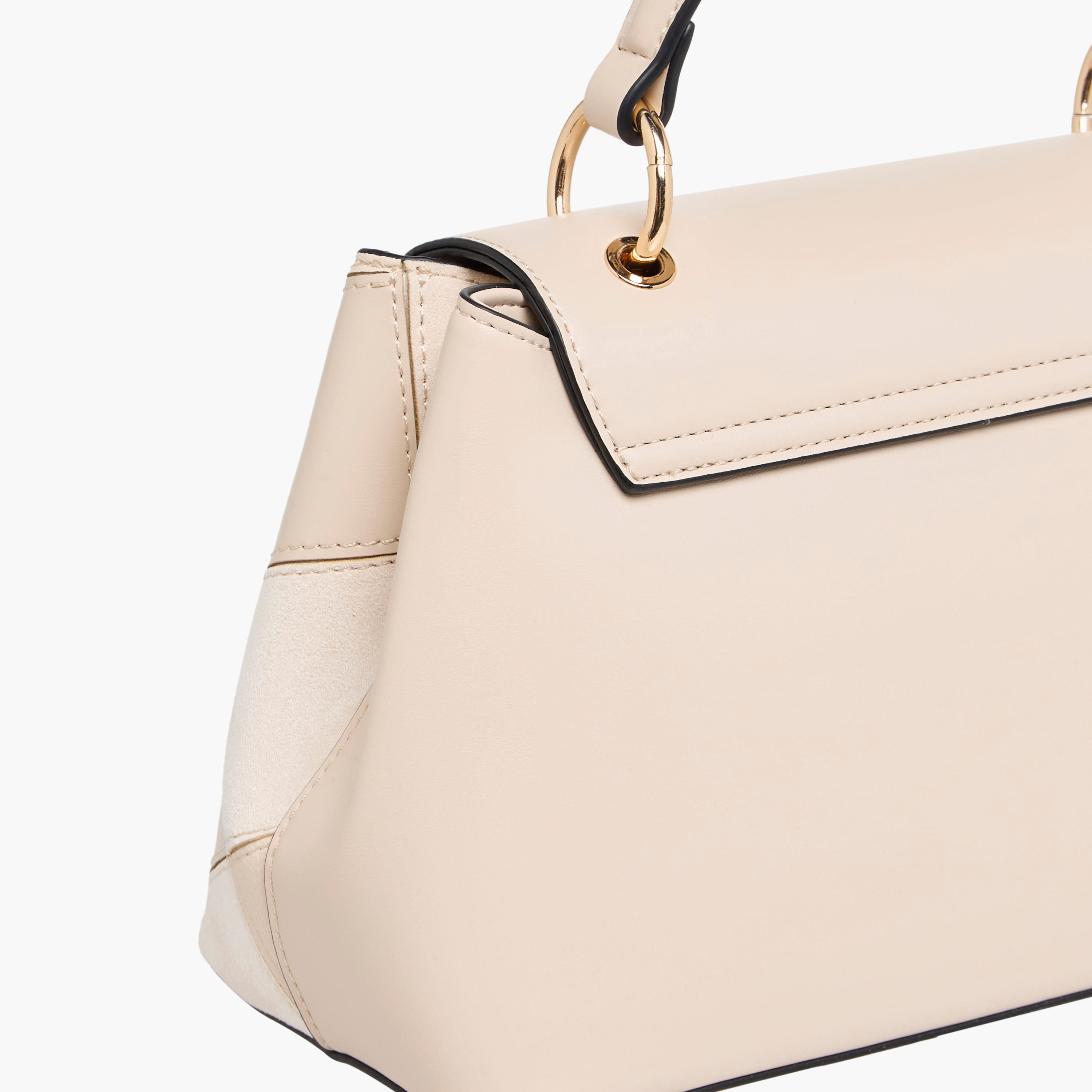 Celeste Panelled Satchel Bag with Detachable Strap and Flap Closure-women-bagsandwallets-handbags-image-5