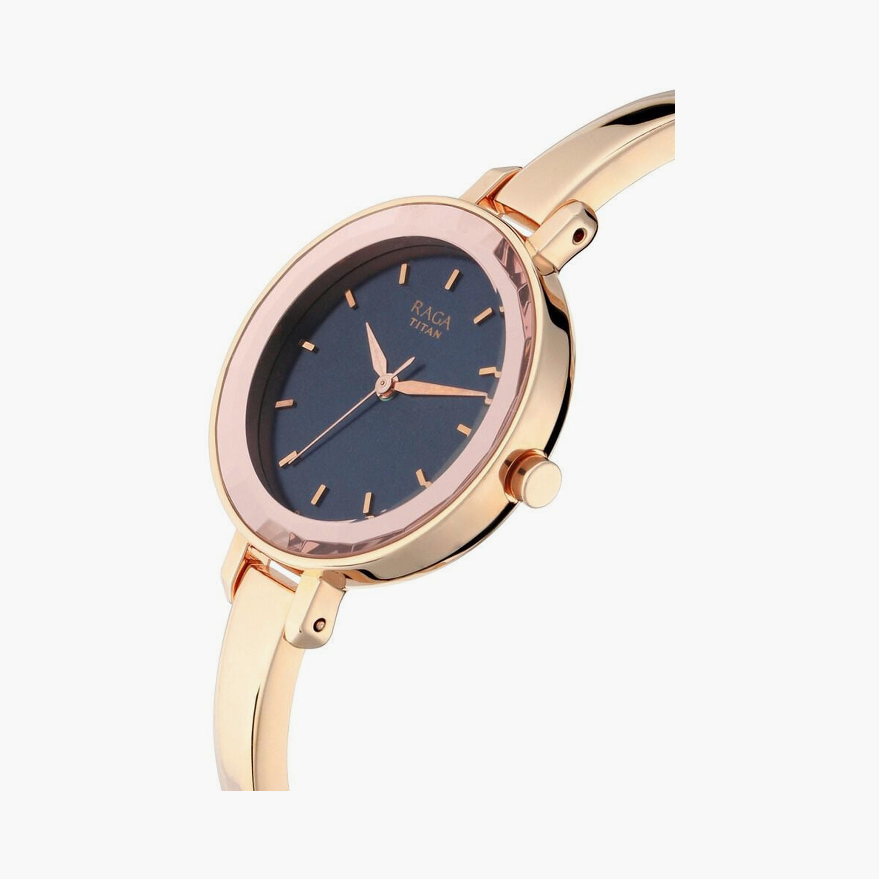 Titan Women's 28 MM Rose Gold Analog Stainless Steel Watch | 2575WM02-women-watchesandjewellery-watches-image-2