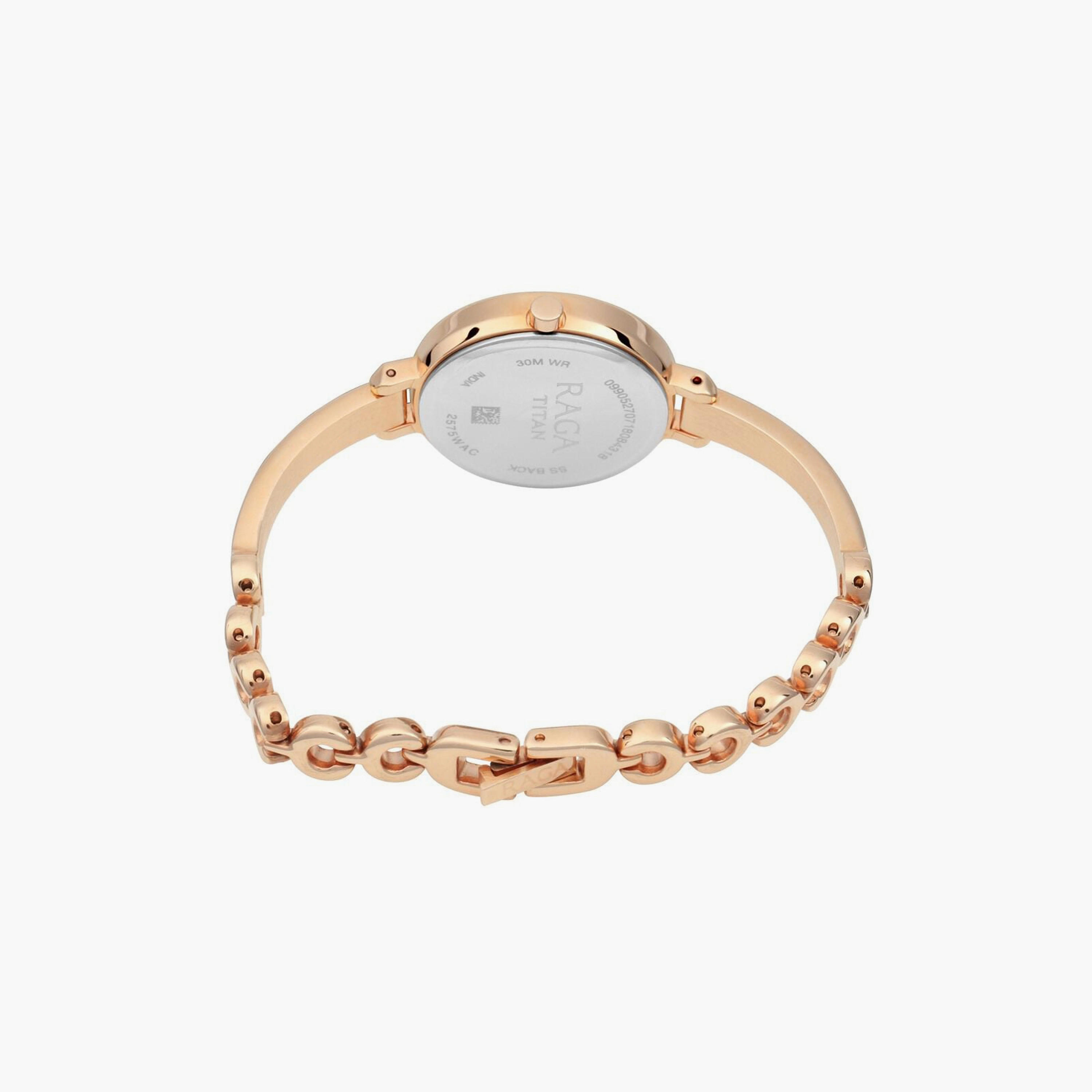 Titan Women's 28 MM Rose Gold Analog Stainless Steel Watch | 2575WM02-women-watchesandjewellery-watches-image-3