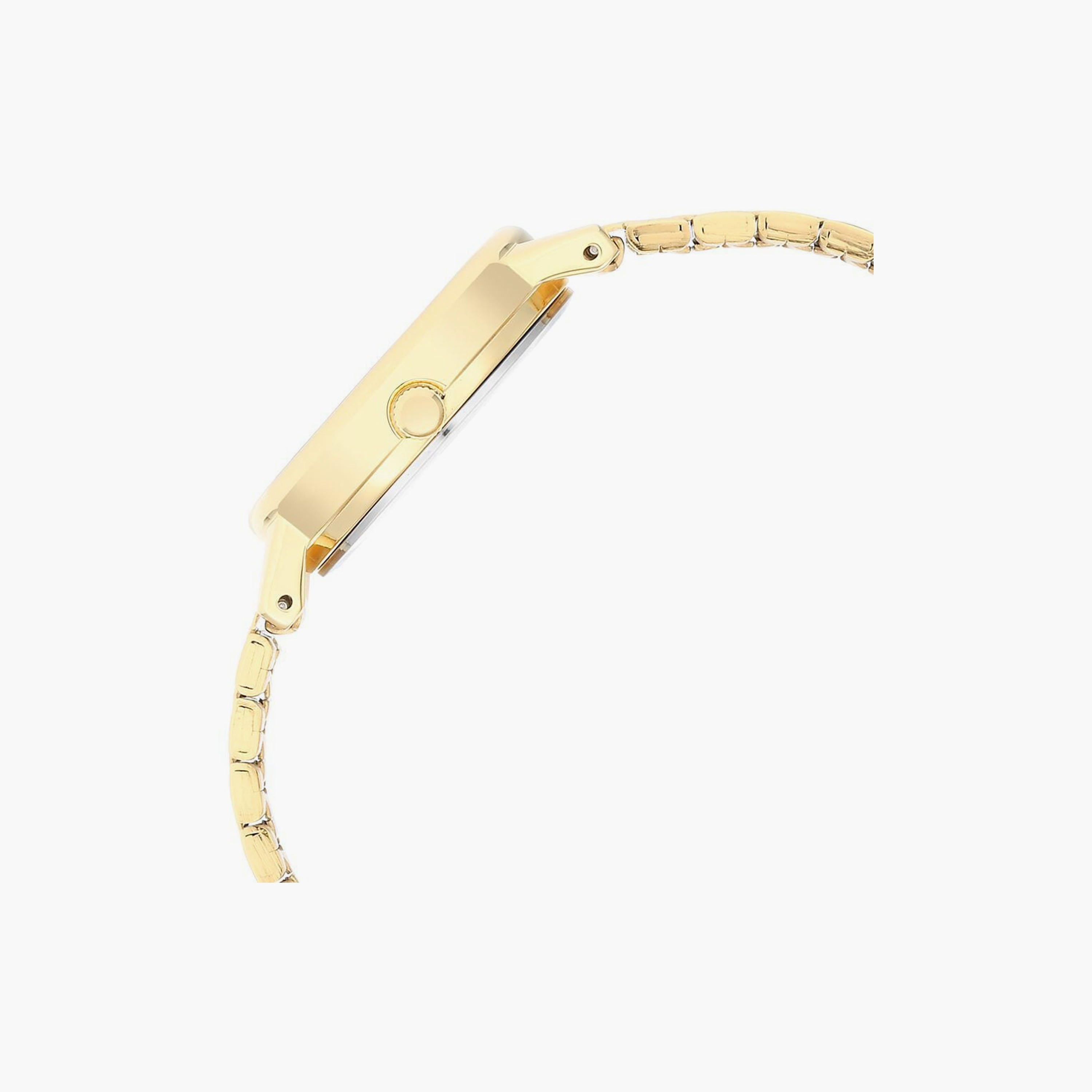 Titan Women's 28 MM Gold Analog Stainless Steel Watch | 2678YM01-women-watchesandjewellery-watches-image-4