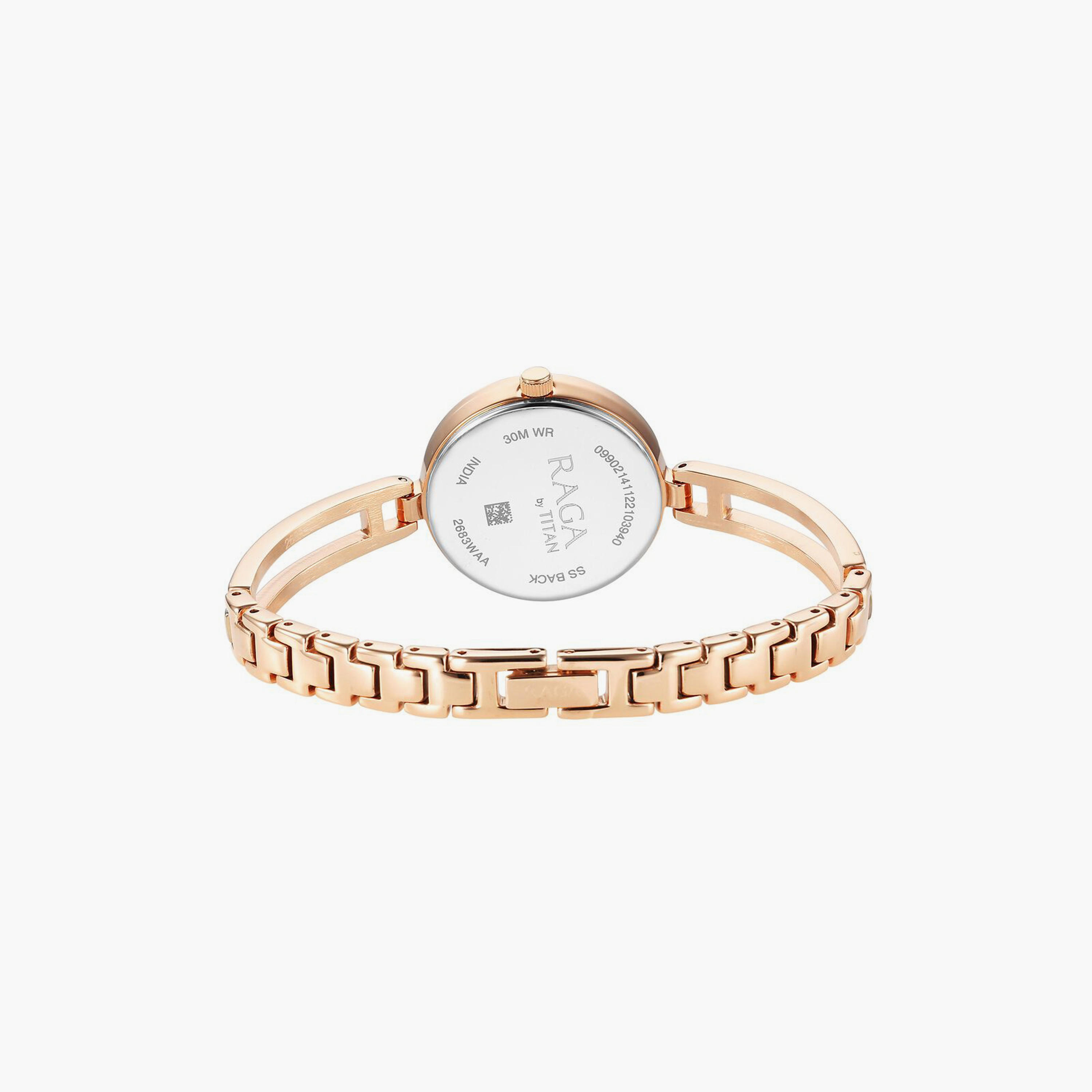 Titan Women's 31 MM Rose Gold Analog Stainless Steel Watch | 2683WM01-women-watchesandjewellery-watches-image-3