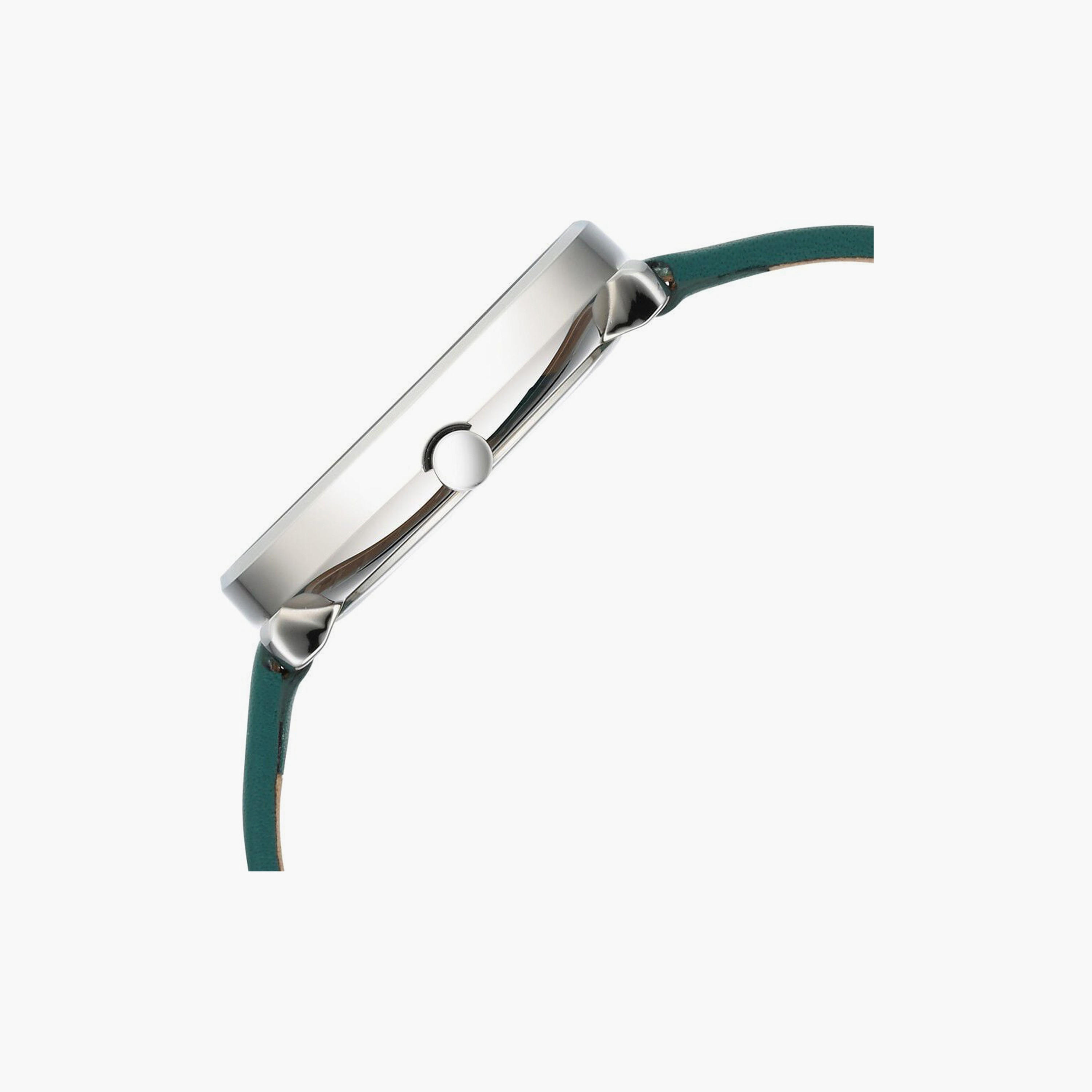 ساعة يد نسائية تيتان بقطر 36 مم أنالوج خضراء حزام جلد | 2763SL02-women-watchesandjewellery-watches-image-4