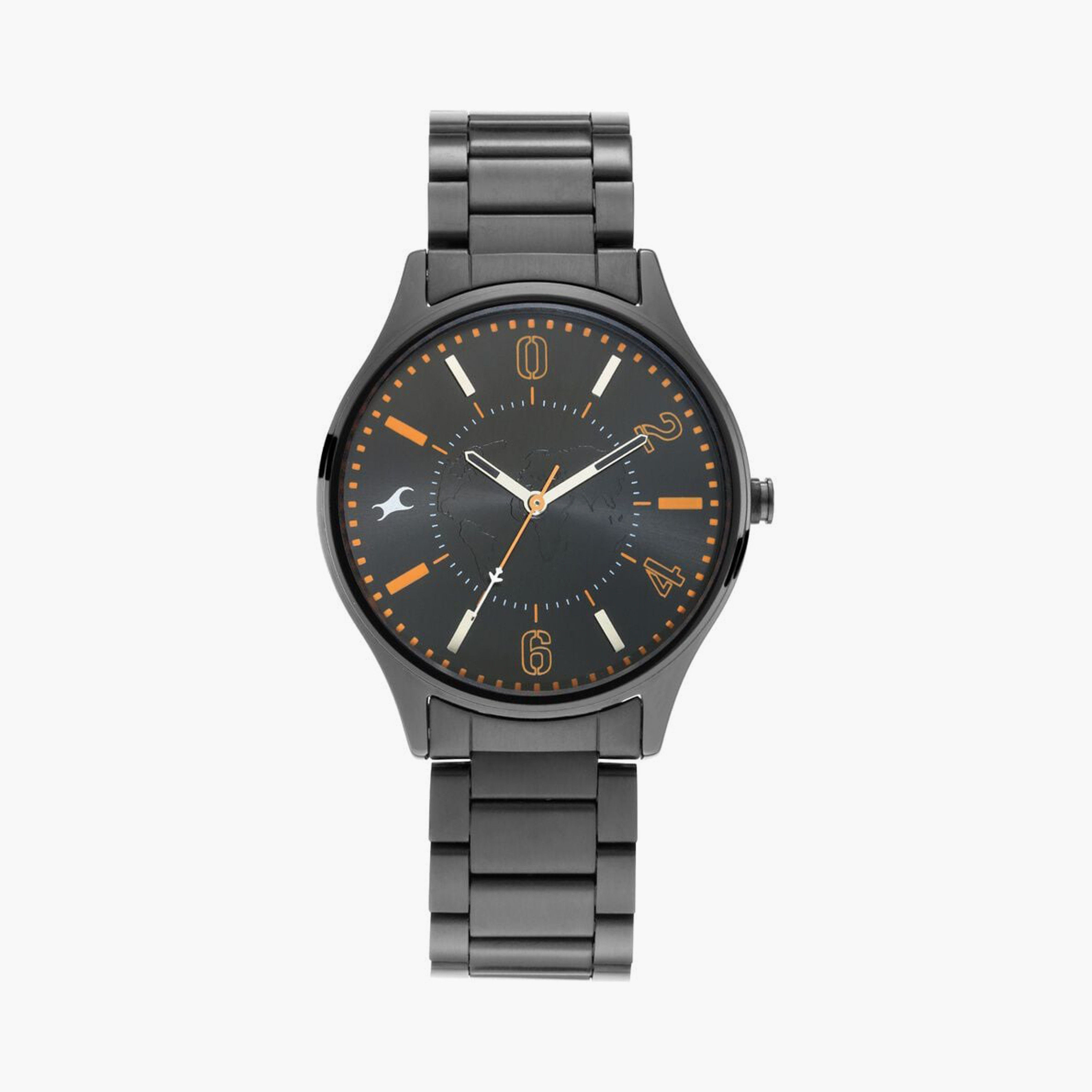 ساعة يد رجالية فاستراك بقطر 41 مم أنالوج سوداء ستانلس ستيل | 3237NM01-men-watchesandjewellery-watches-image-1