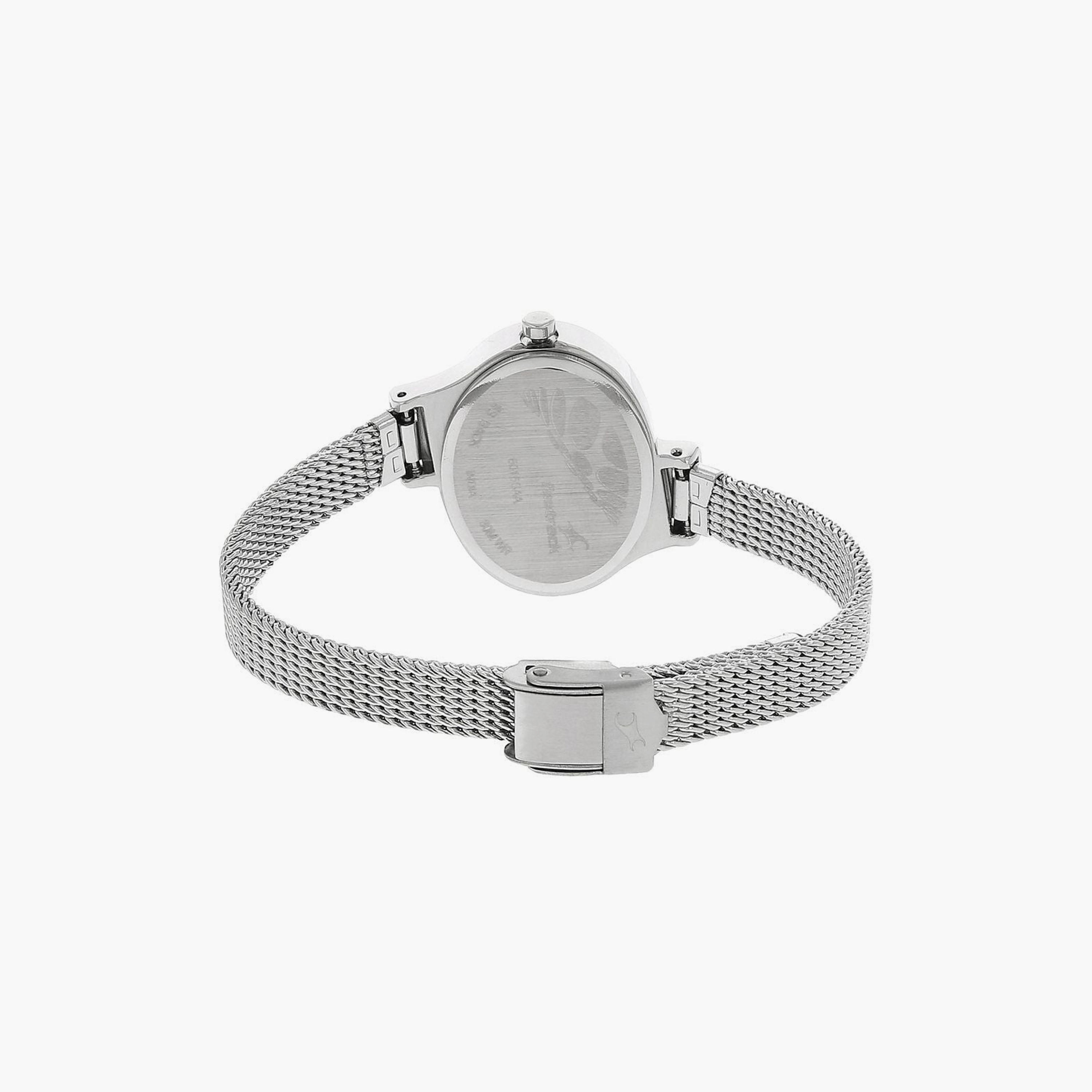 Fastrack Women's 31 MM Silver Analog Stainless Steel Watch | 6015SM01-women-watchesandjewellery-watches-image-3
