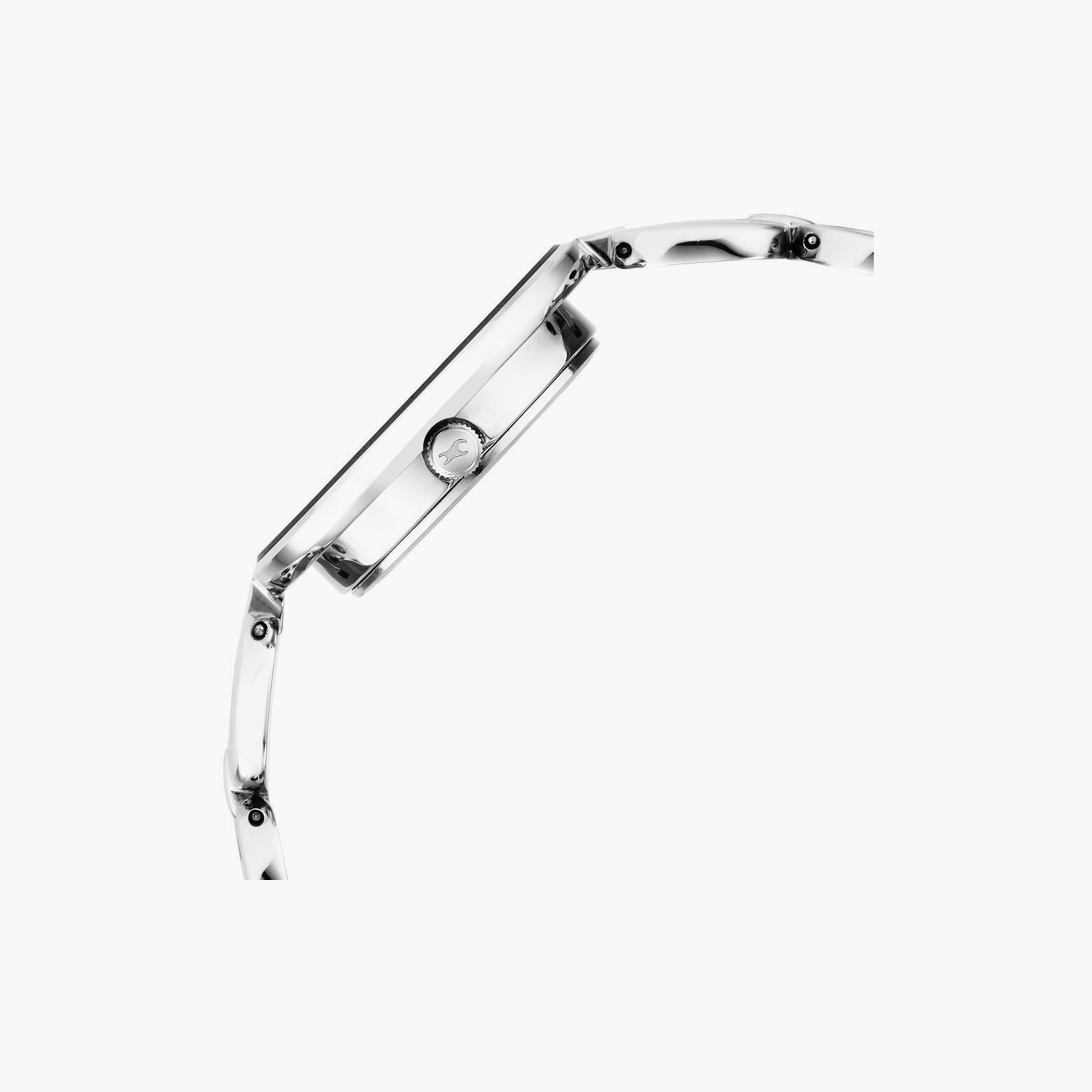 Fastrack Women's 34 MM Silver Analog Stainless Steel Watch | 6237SM01-women-watchesandjewellery-watches-image-5