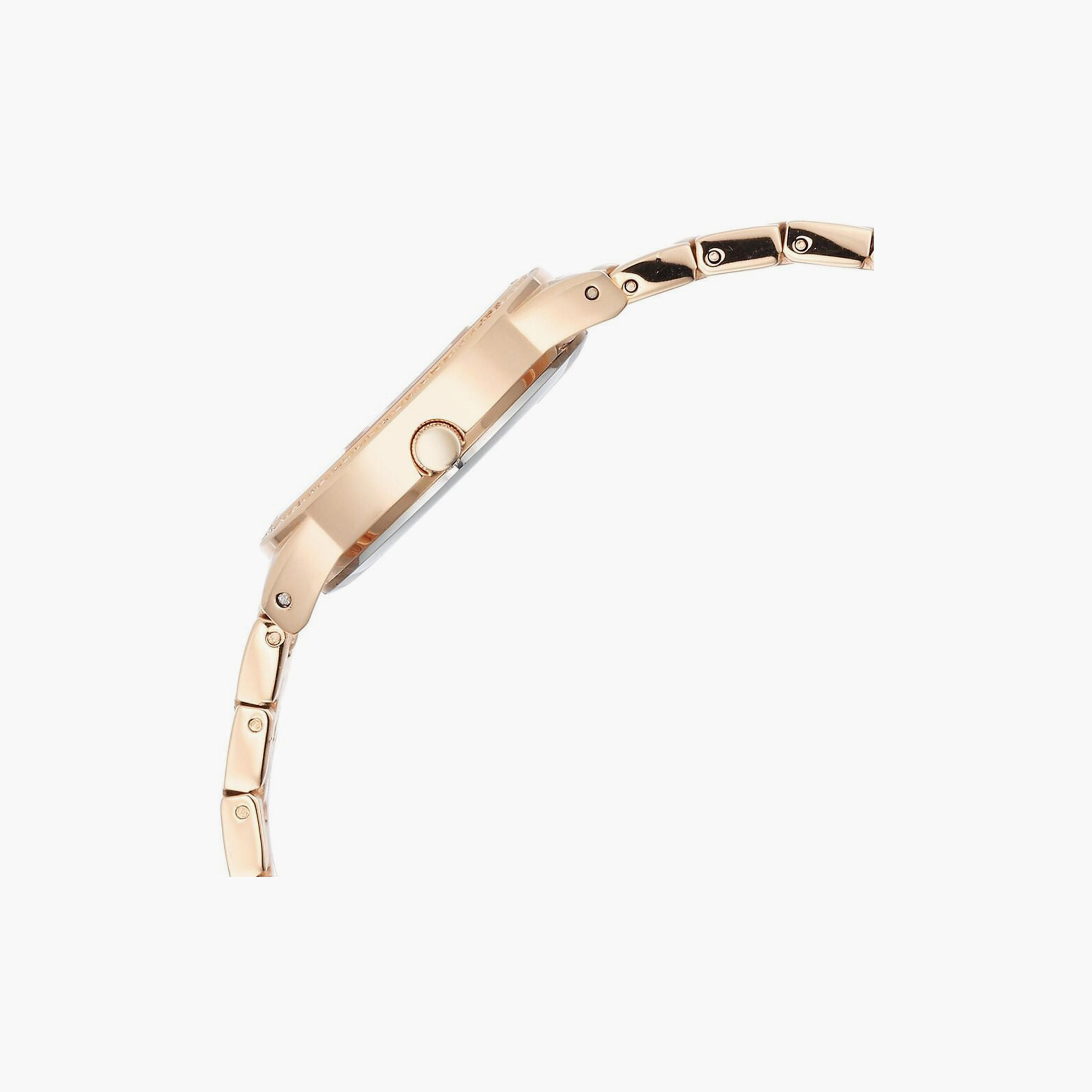 ساعة يد نسائية تيتان بقطر 27 مم أنالوج ذهبية وردية ستانلس ستيل | 95281WM01-women-watchesandjewellery-watches-image-4