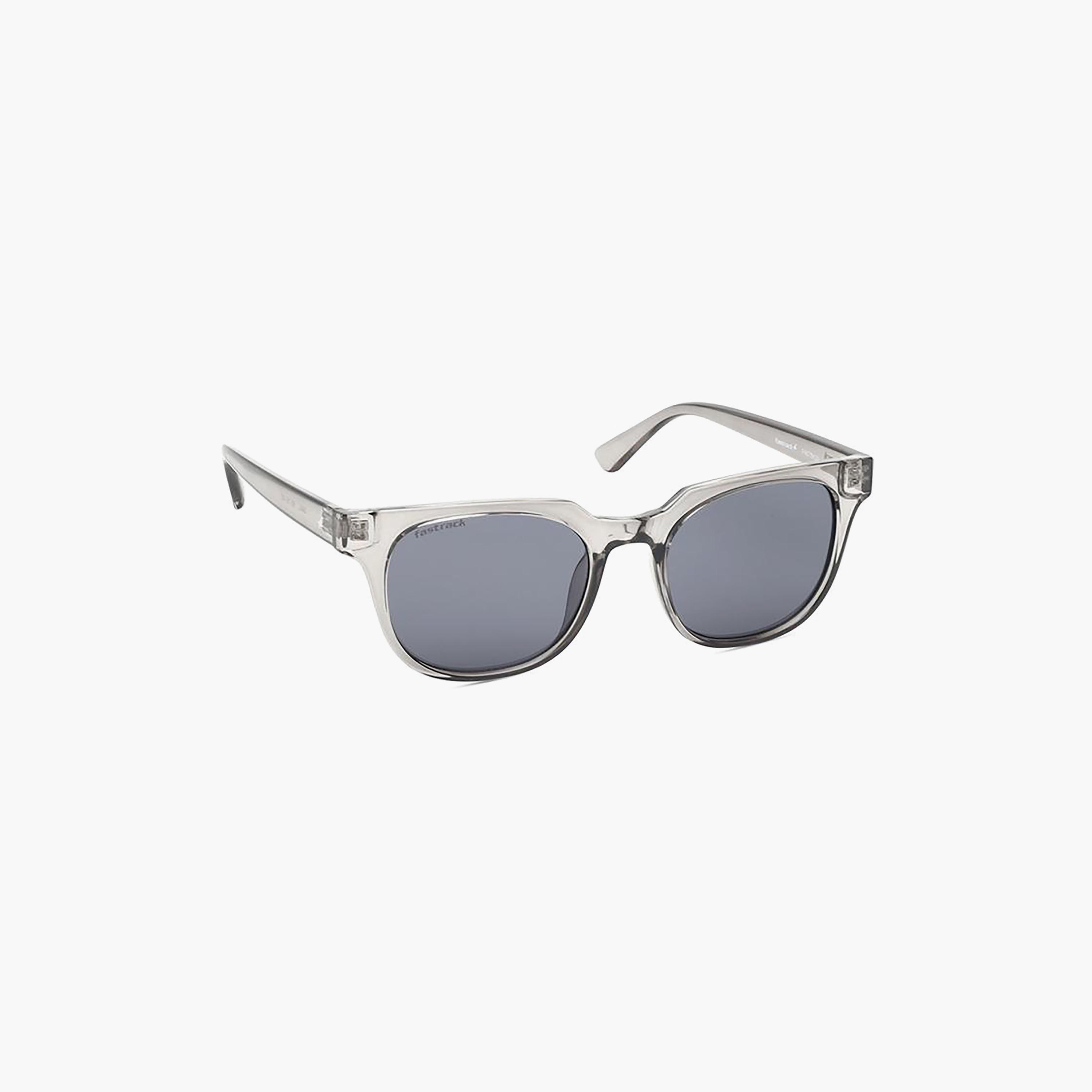 نظارة شمسية فاستراك مربعة 50 مم لون أسود | P467BK3V-men-sunglasses-image-1