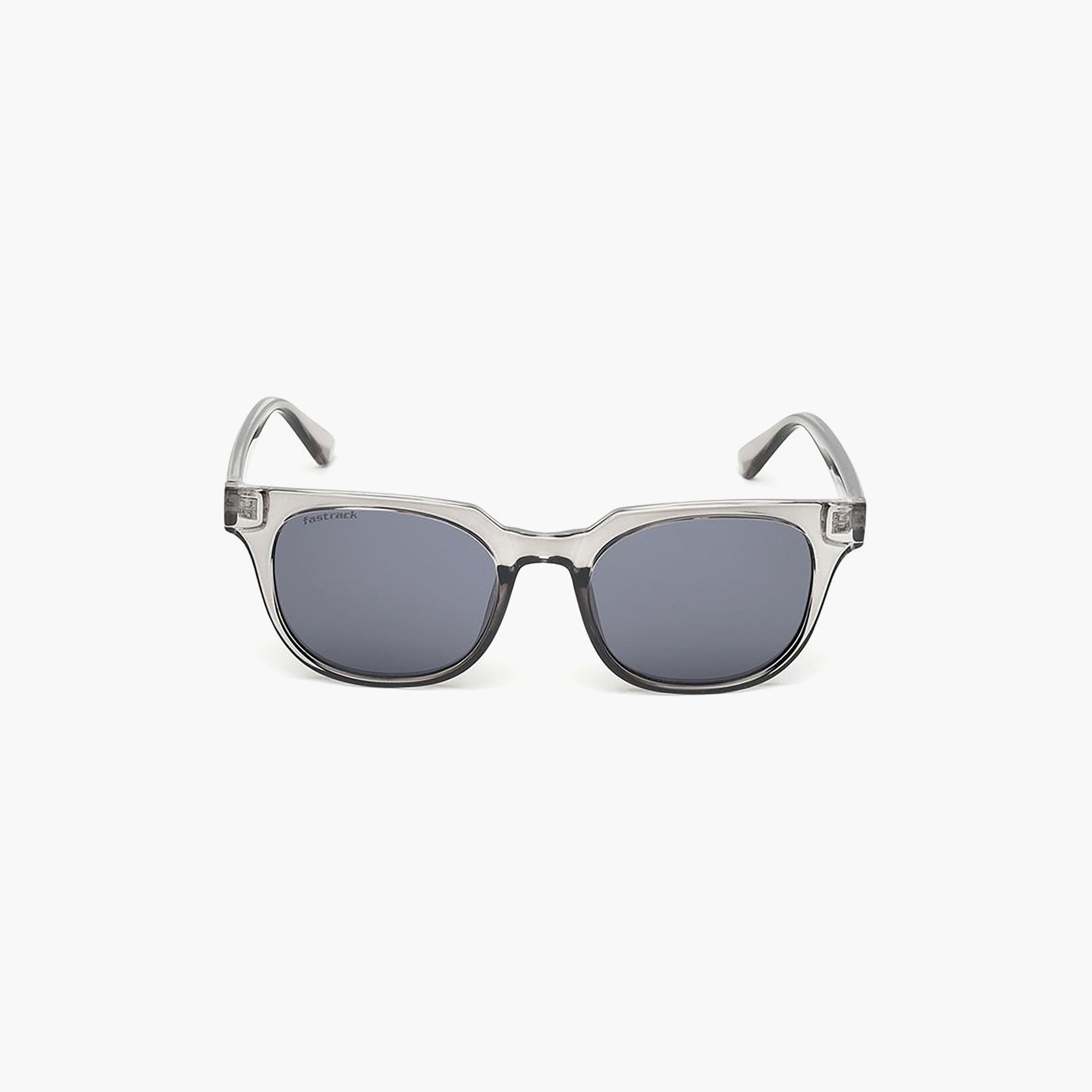 نظارة شمسية فاستراك مربعة 50 مم لون أسود | P467BK3V-men-sunglasses-image-3