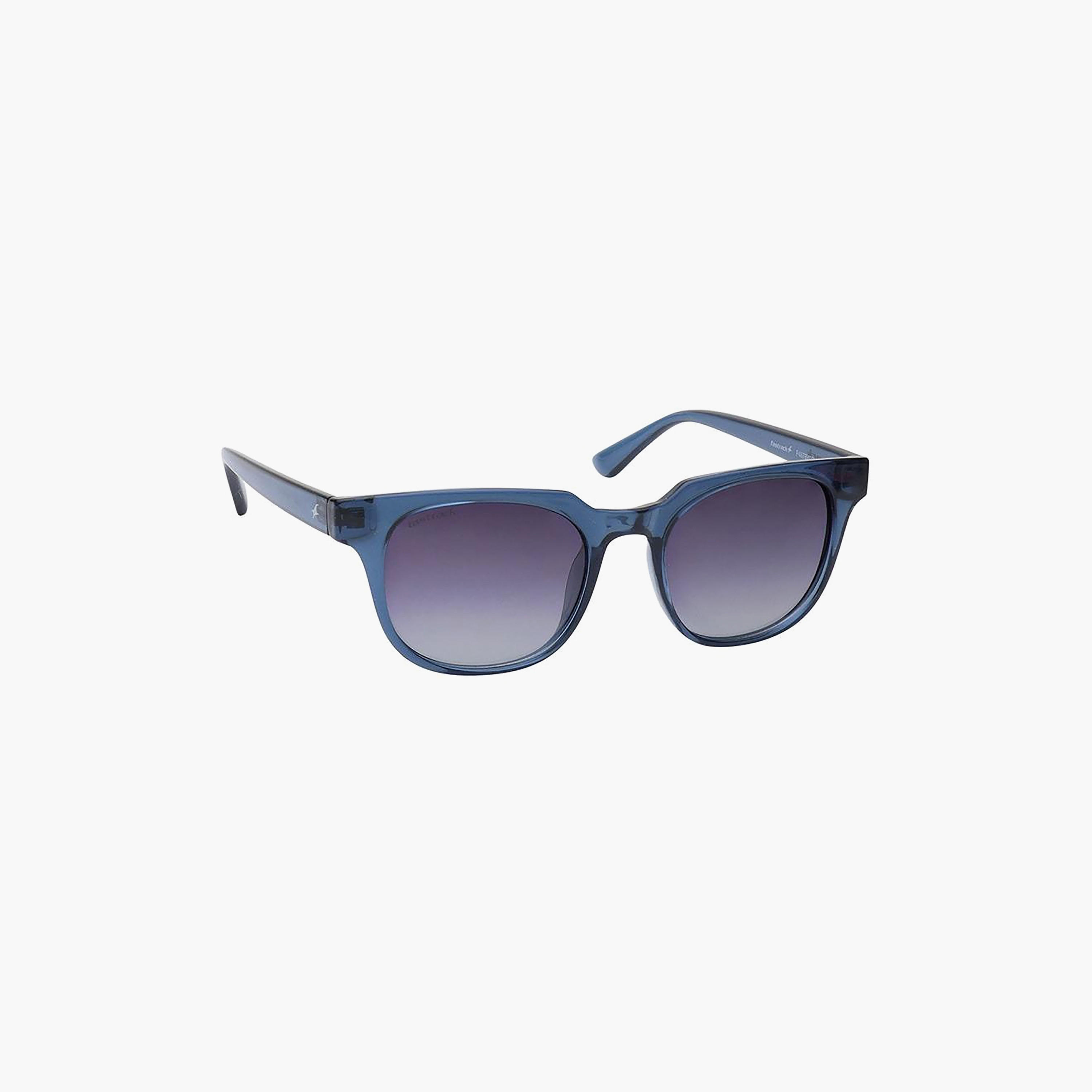 نظارة شمسية فاستراك بولارايزد دائرية 50 مم بتدرج لون رمادي | P467BK9PV-men-sunglasses-image-1
