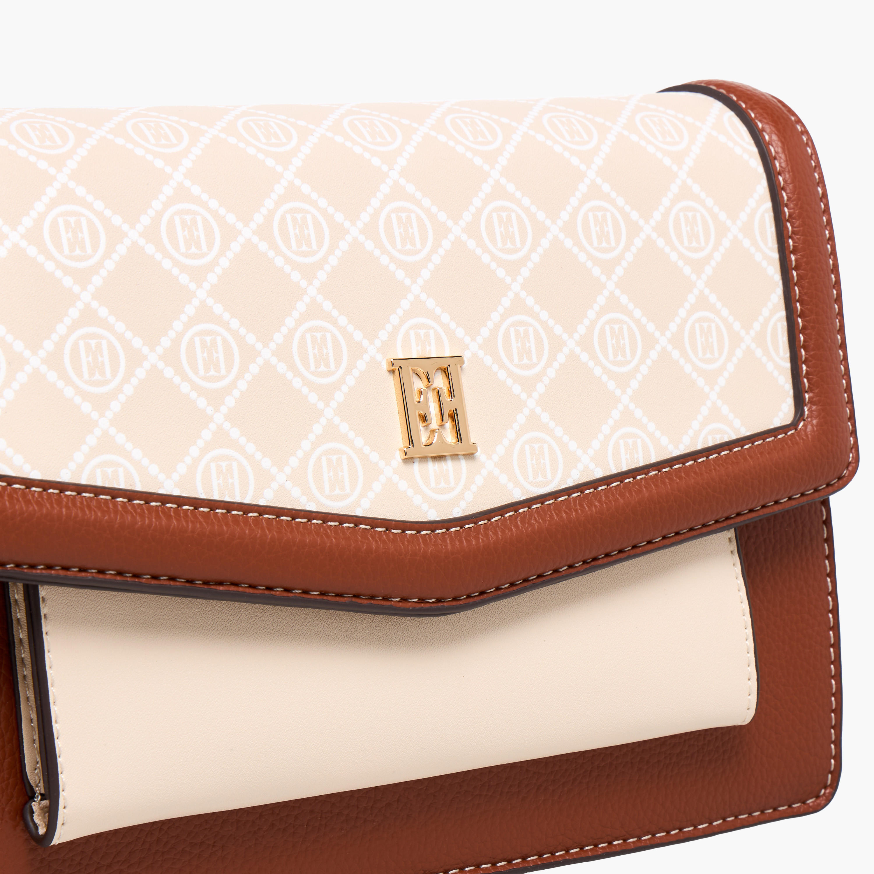 Elle Monogram Print Crossbody Bag with Adjustable Strap-women-bagsandwallets-handbags-image-5