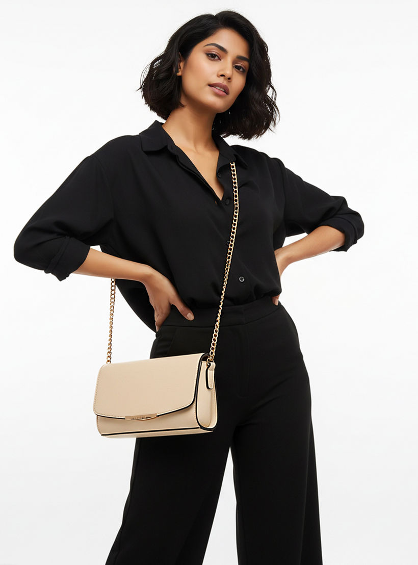 شنطة كروس بودي سادة بحزام سلسلة من سيليست-women-bagsandwallets-handbags-image-2