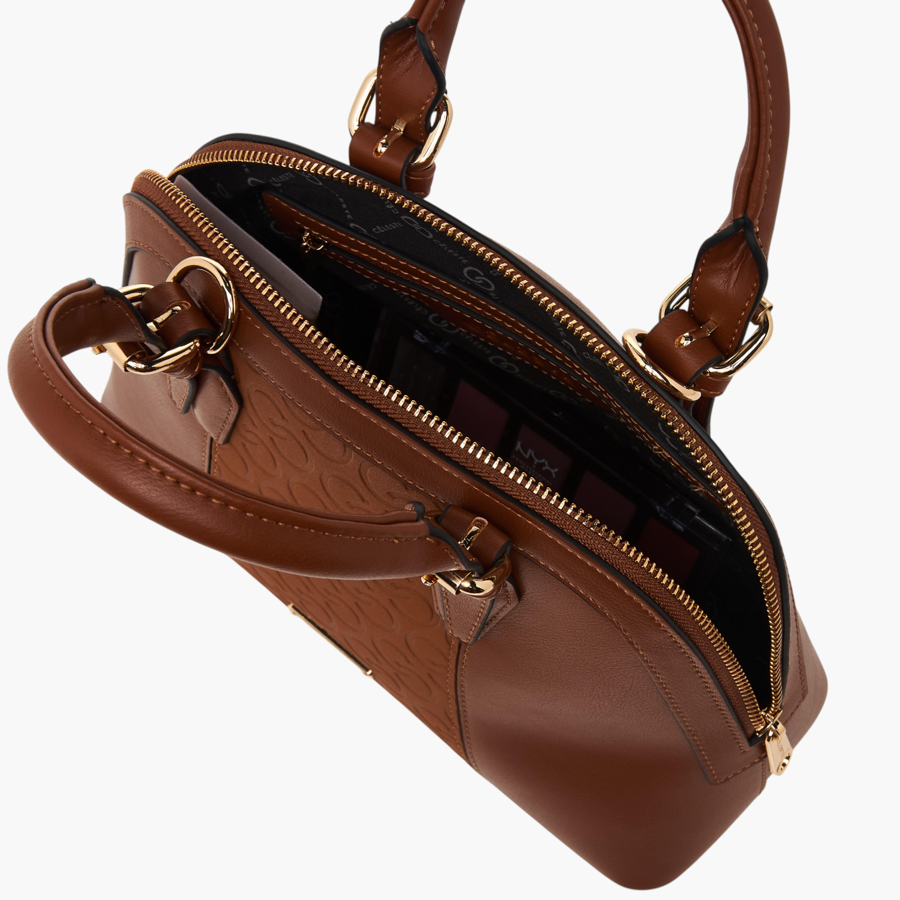 Celeste Monogram Embossed Tote Bag with Detachable Strap-women-bagsandwallets-handbags-image-8