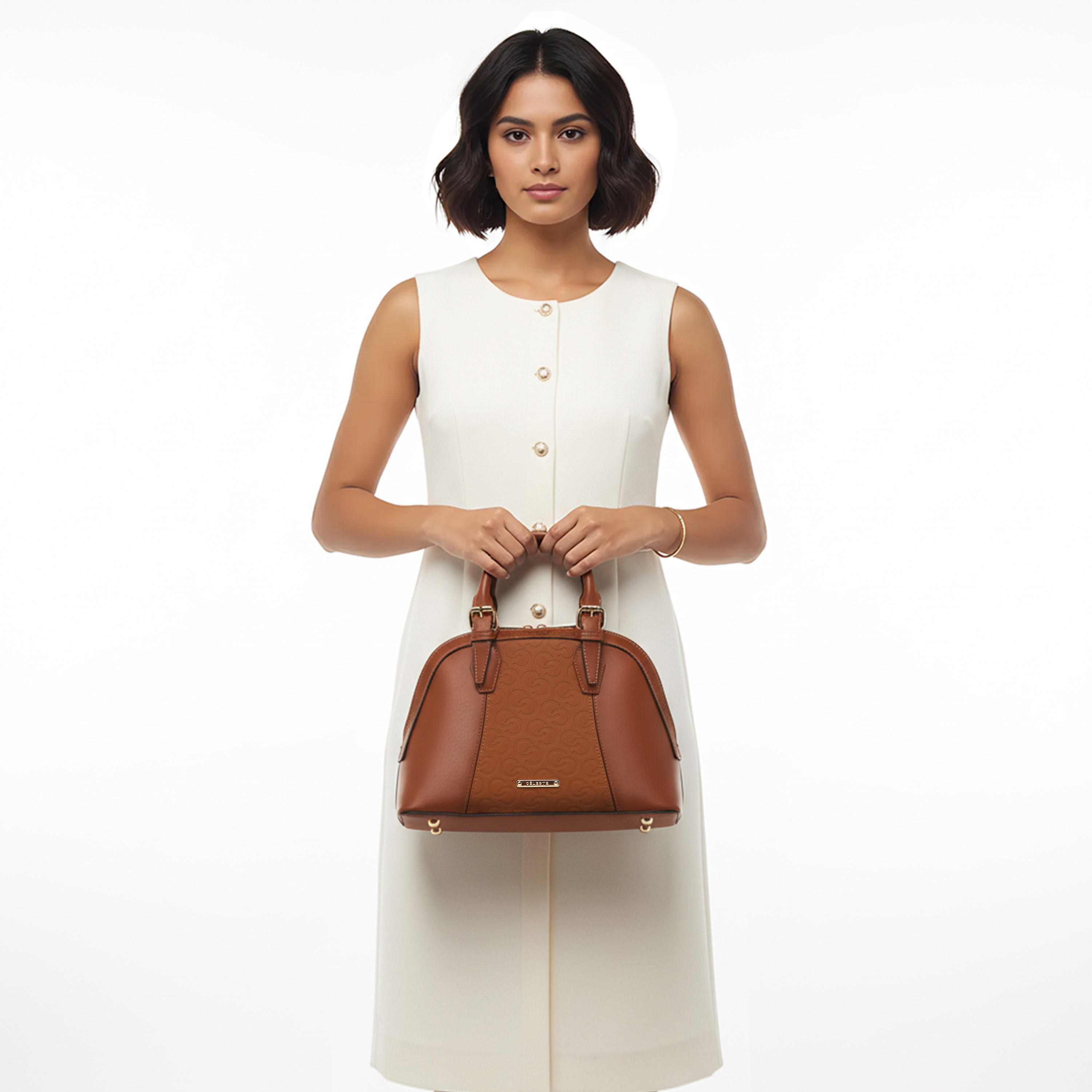 Celeste Monogram Embossed Tote Bag with Detachable Strap-women-bagsandwallets-handbags-image-2
