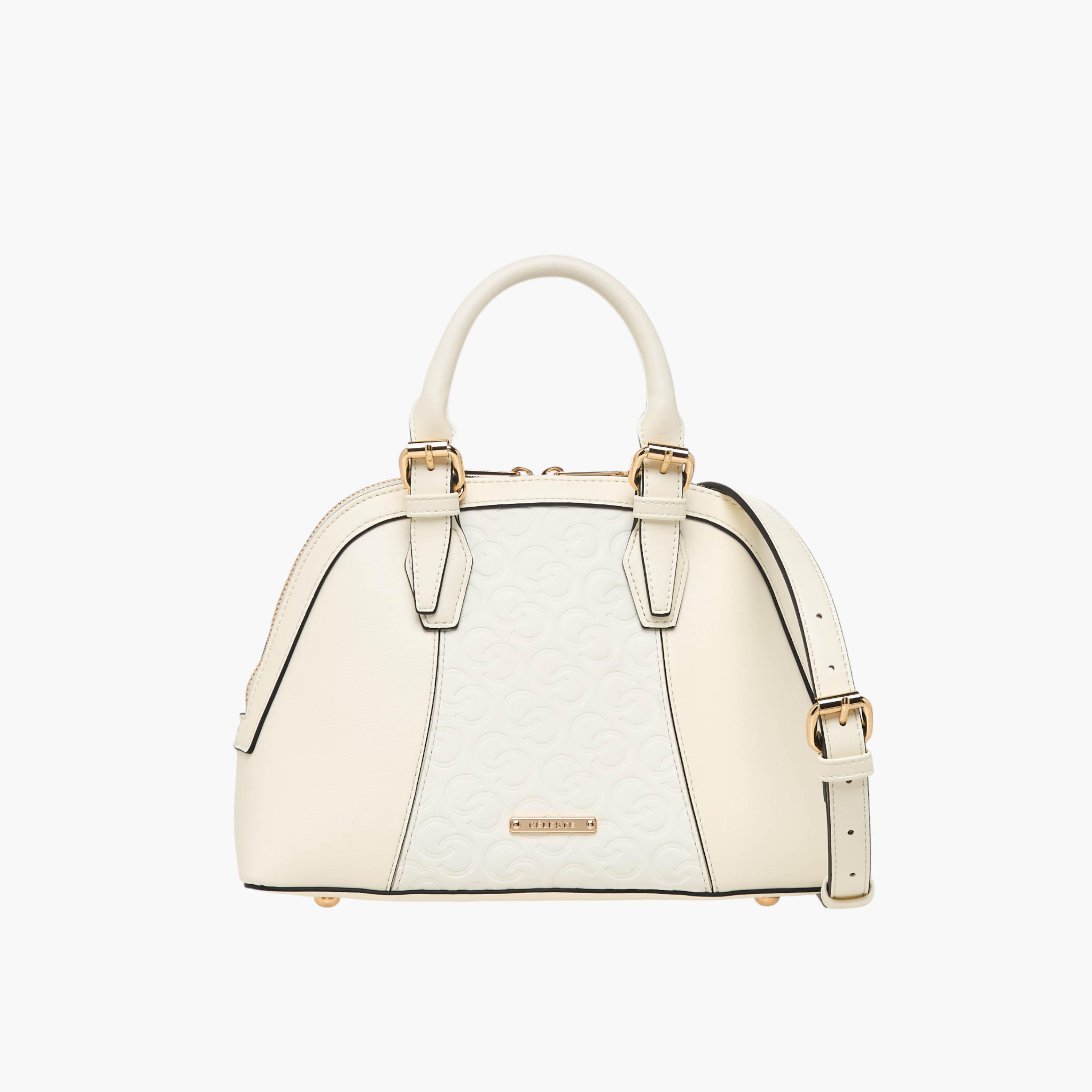 شنطة توتي بنقوش مونوجرام وحزام قابل للفصل من سيليست-women-bagsandwallets-handbags-image-1