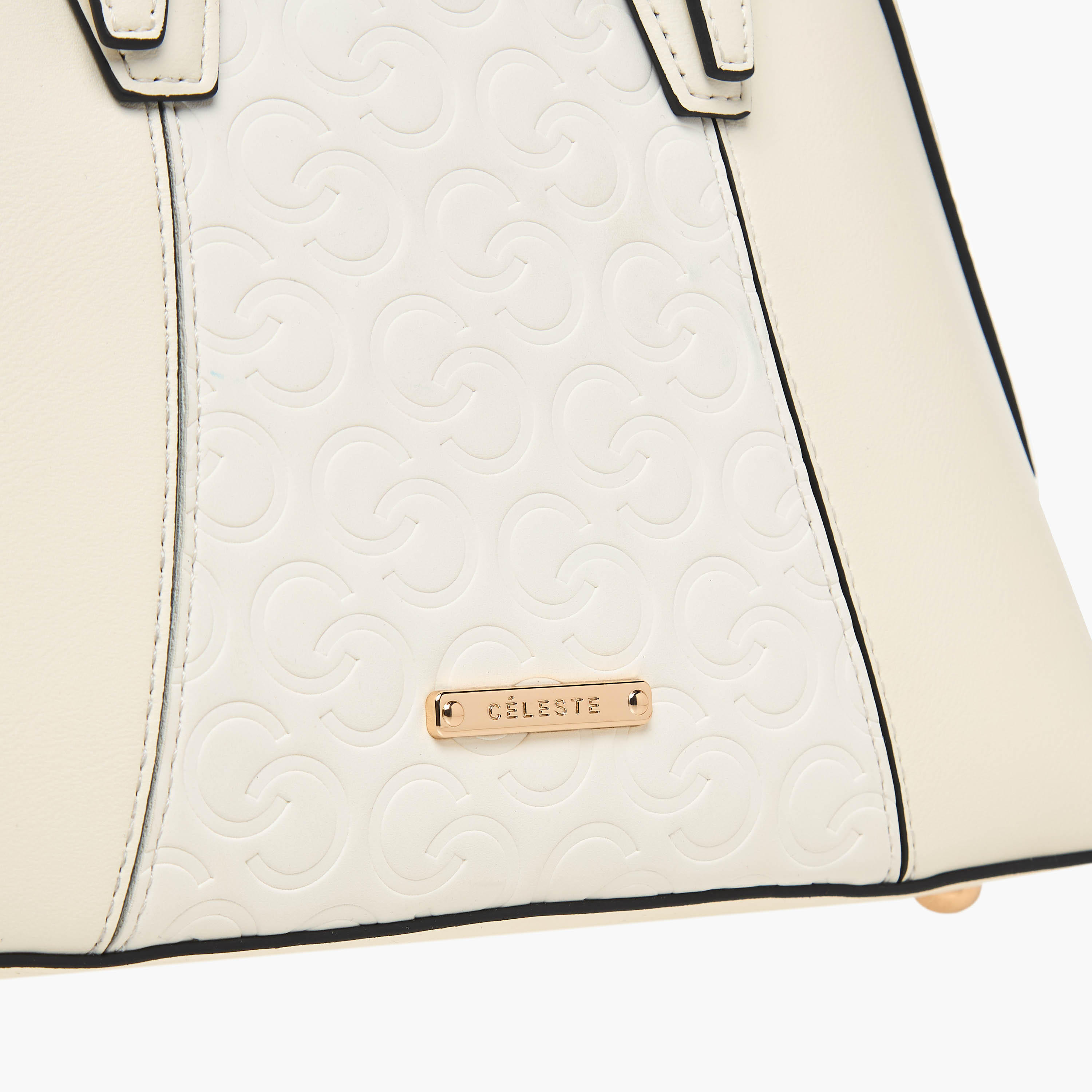 شنطة توتي بنقوش مونوجرام وحزام قابل للفصل من سيليست-women-bagsandwallets-handbags-image-4
