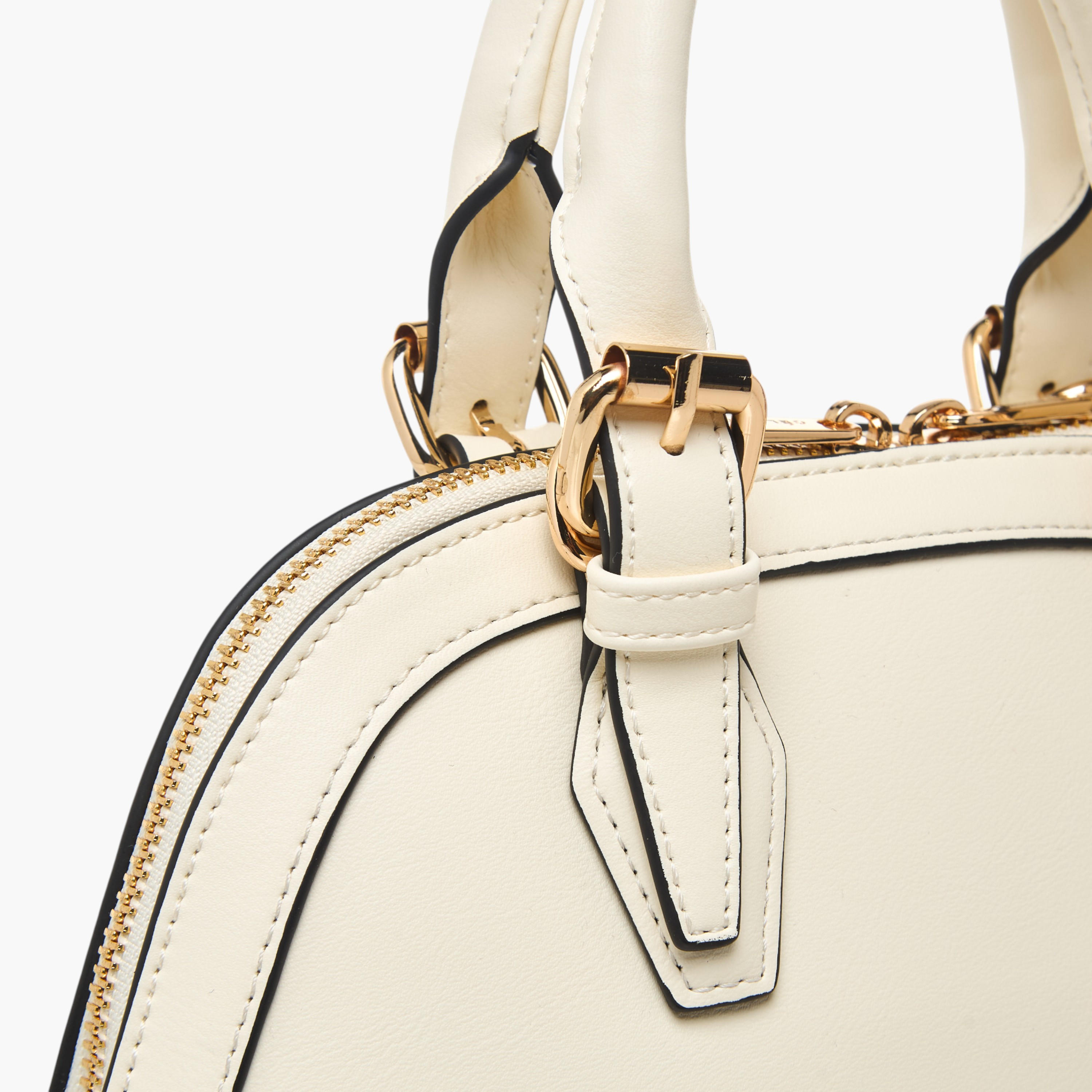 شنطة توتي بنقوش مونوجرام وحزام قابل للفصل من سيليست-women-bagsandwallets-handbags-image-5