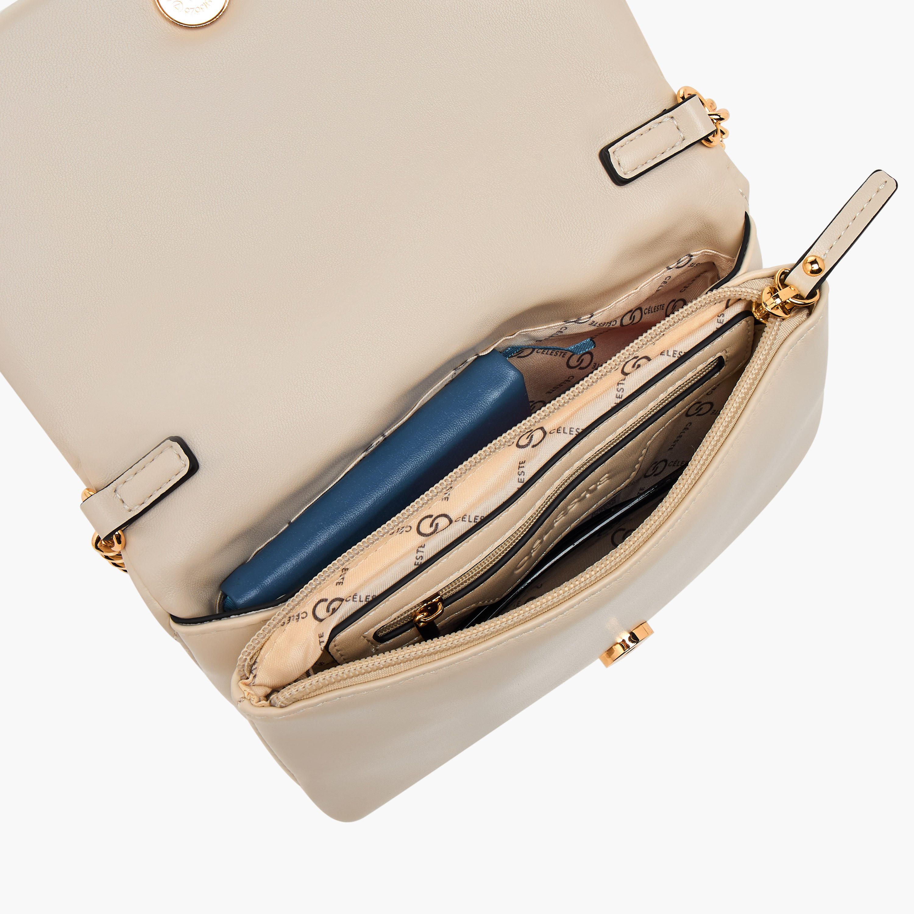 شنطة كروس بودي مبطنة بحزام سلسلة من سيليست-women-bagsandwallets-handbags-image-7