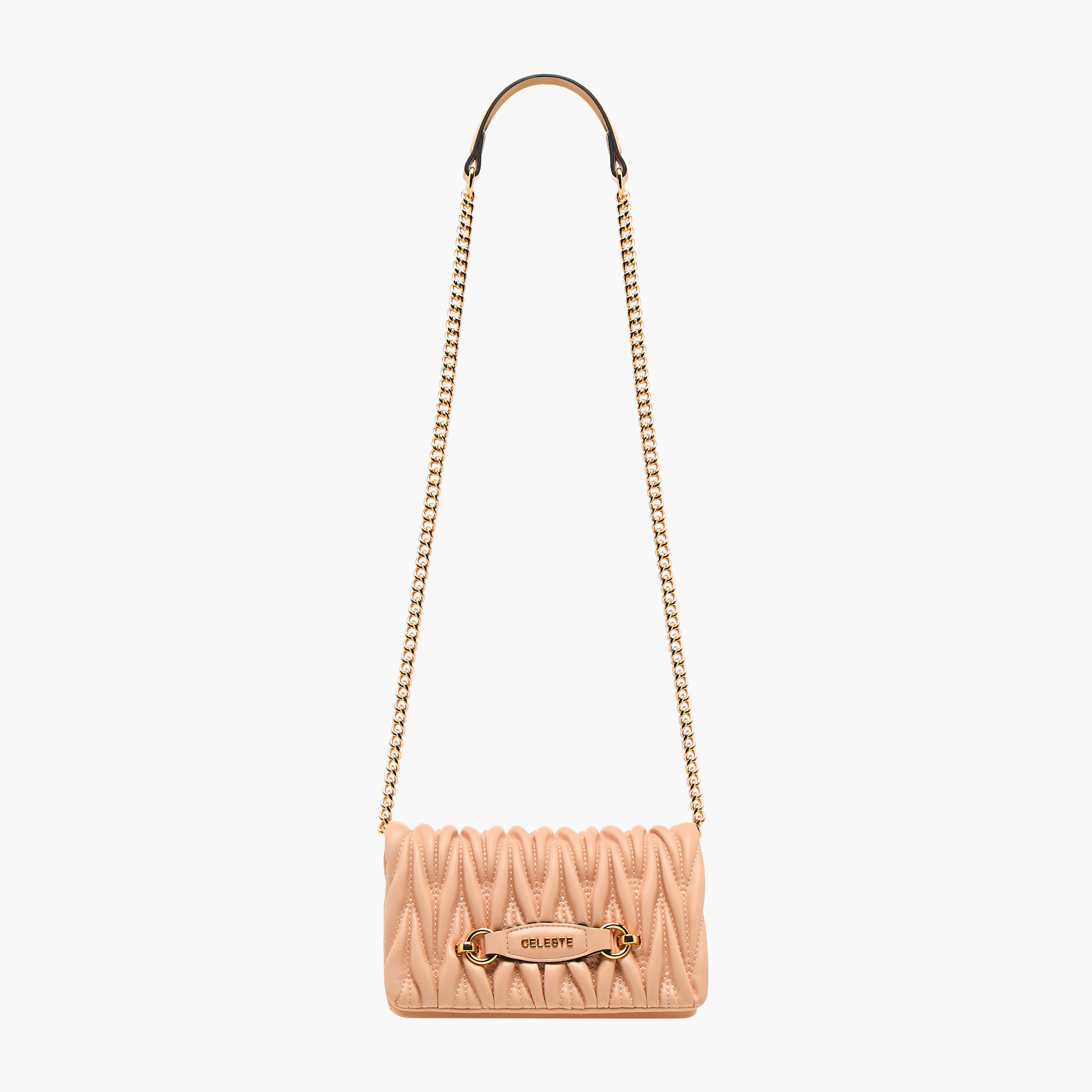 Celeste Quilted Crossbody Bag with Chain Strap-women-bagsandwallets-handbags-image-3