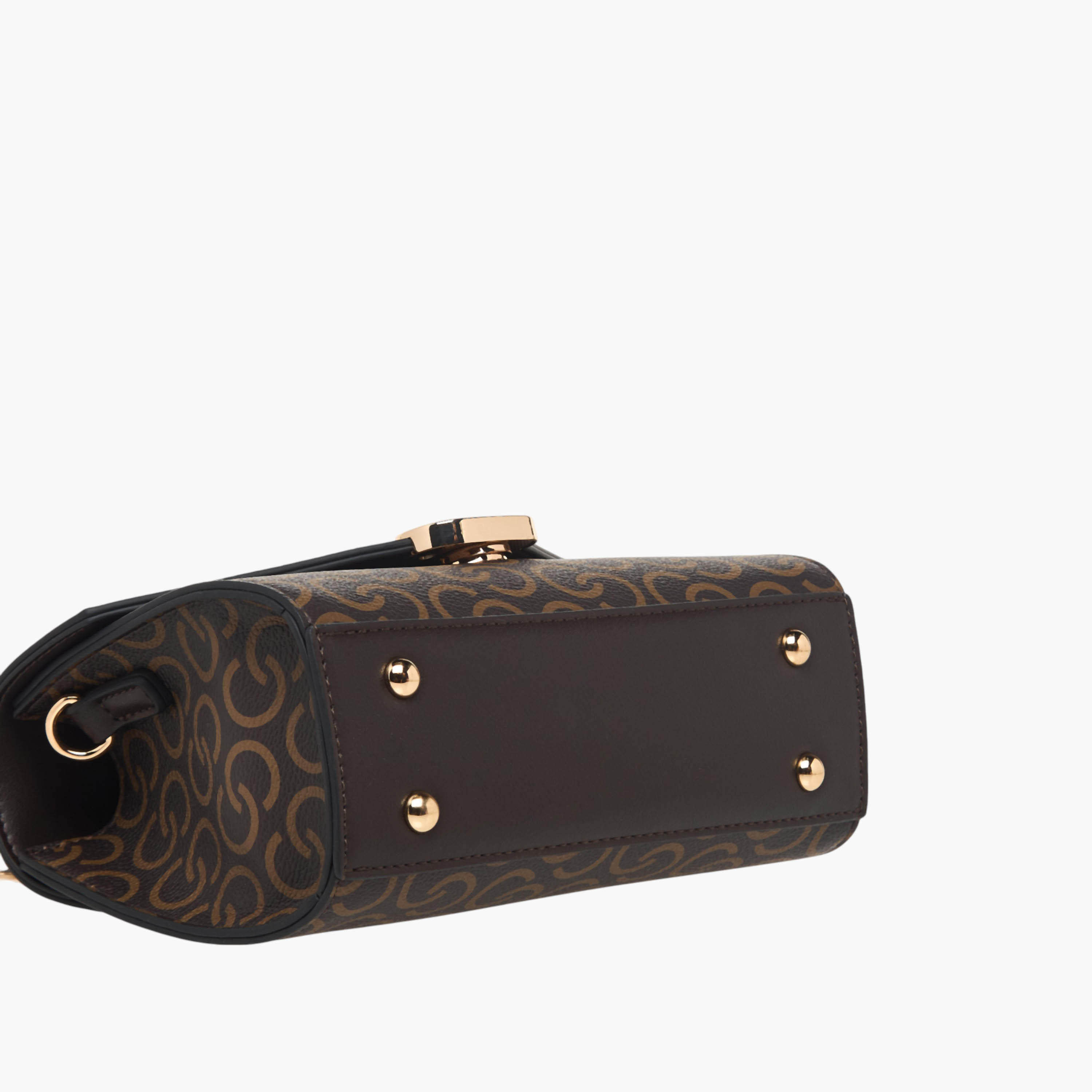 Celeste Monogram Print Satchel Bag with Grab Handle-women-bagsandwallets-handbags-image-6