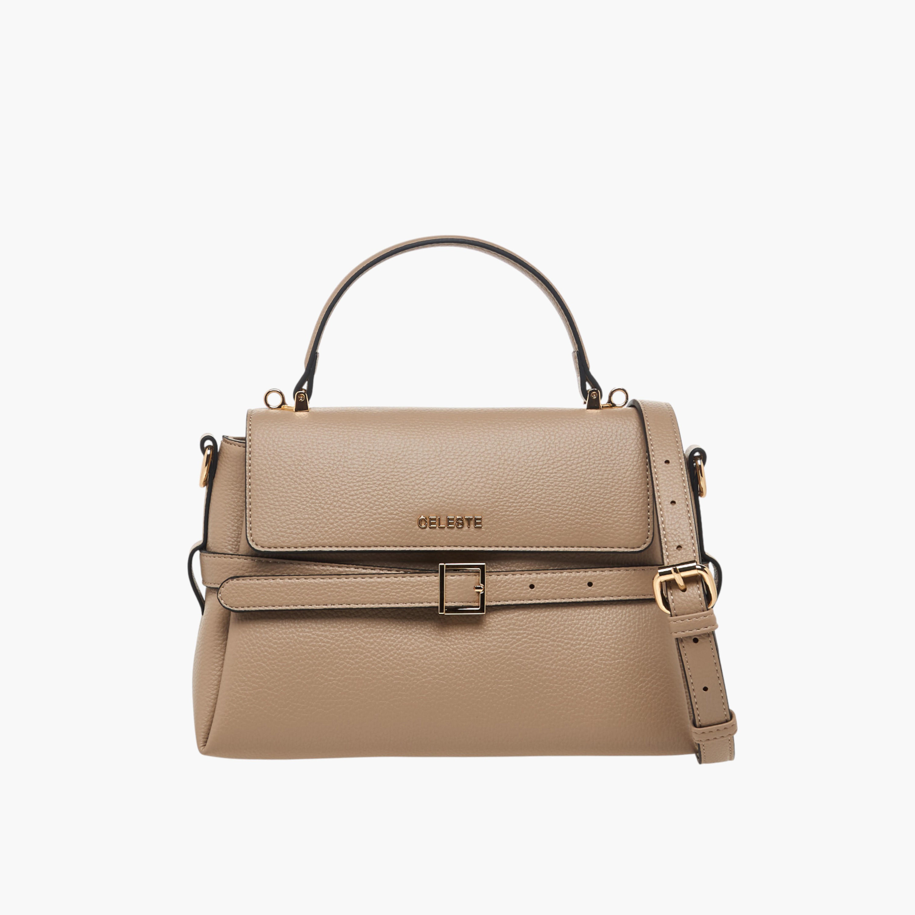 Celeste Solid Satchel Bag with Grab Handle-women-bagsandwallets-handbags-image-1