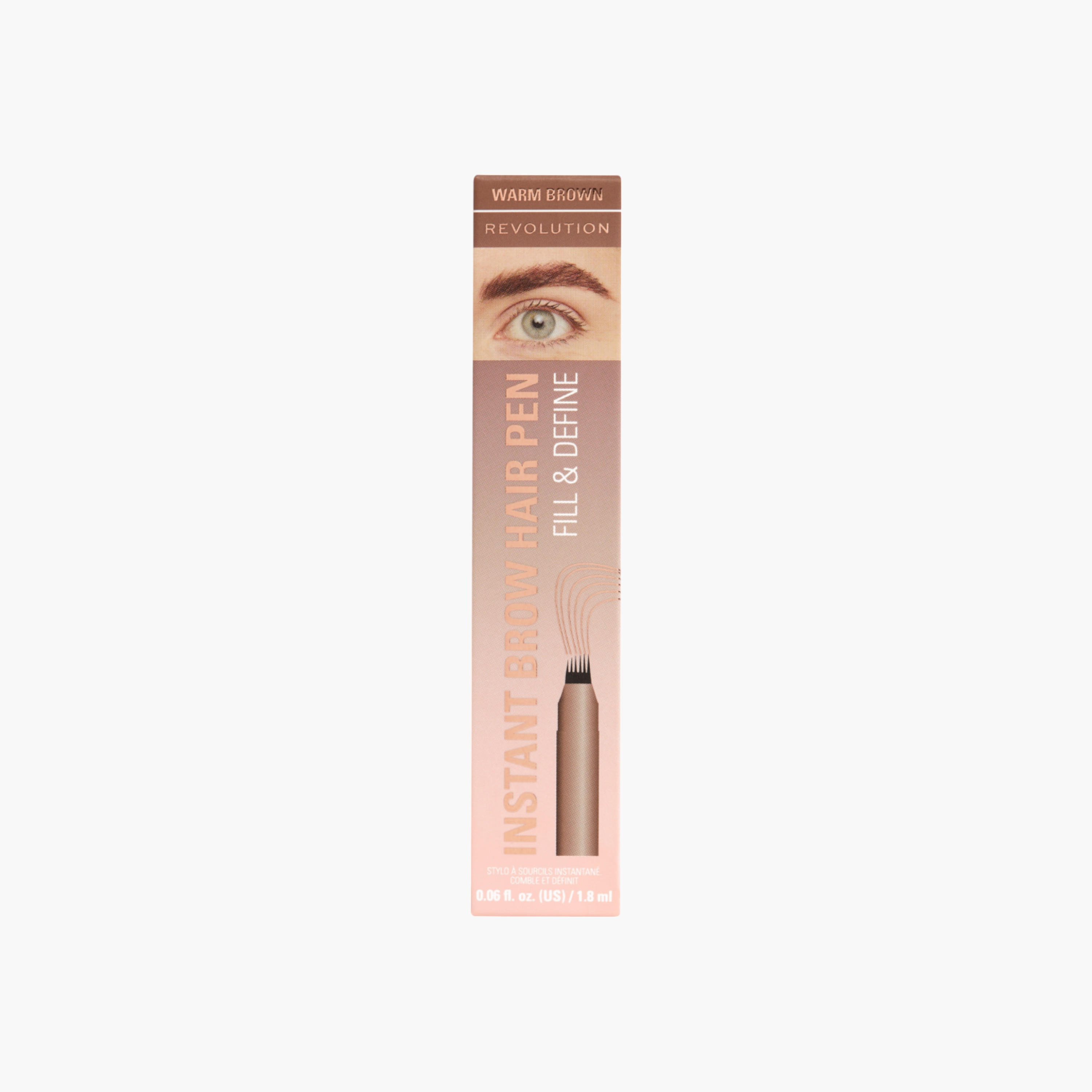 Makeup Revolution Instant Brow Hair Pen - 1.8 ml-beautyandpersonalcare-makeup-eyes-eyebrows-image-1