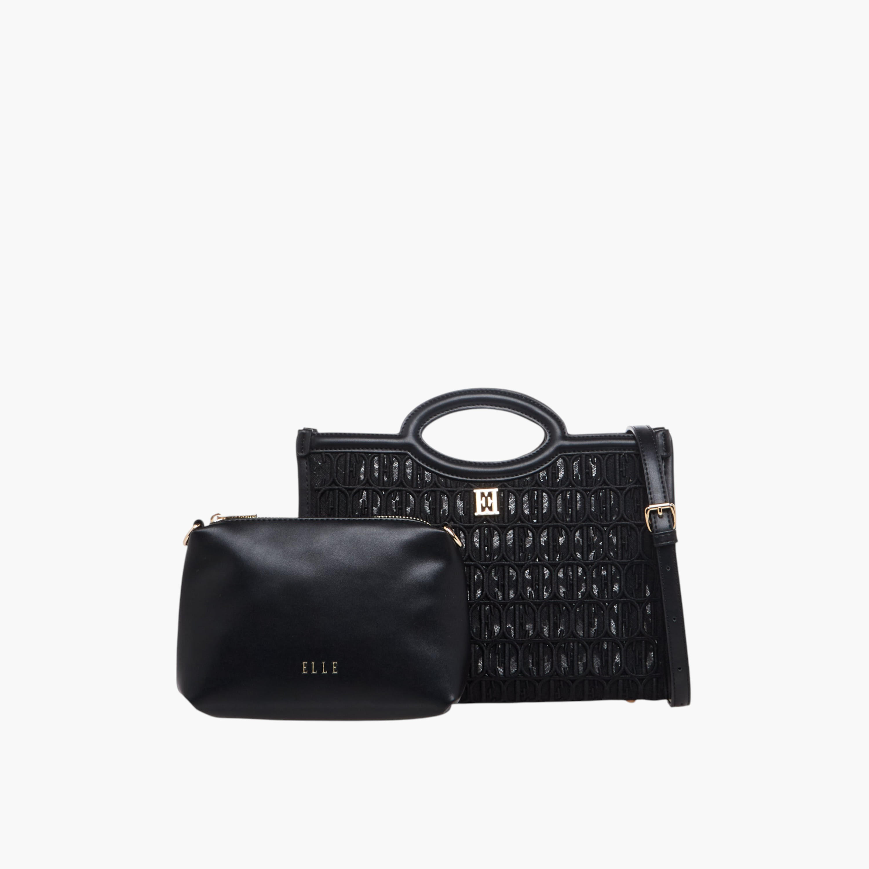 شنطة توتي مطرزة بحزام قابل للتعديل وشنطة صغيرة من إيل-women-bagsandwallets-handbags-image-1