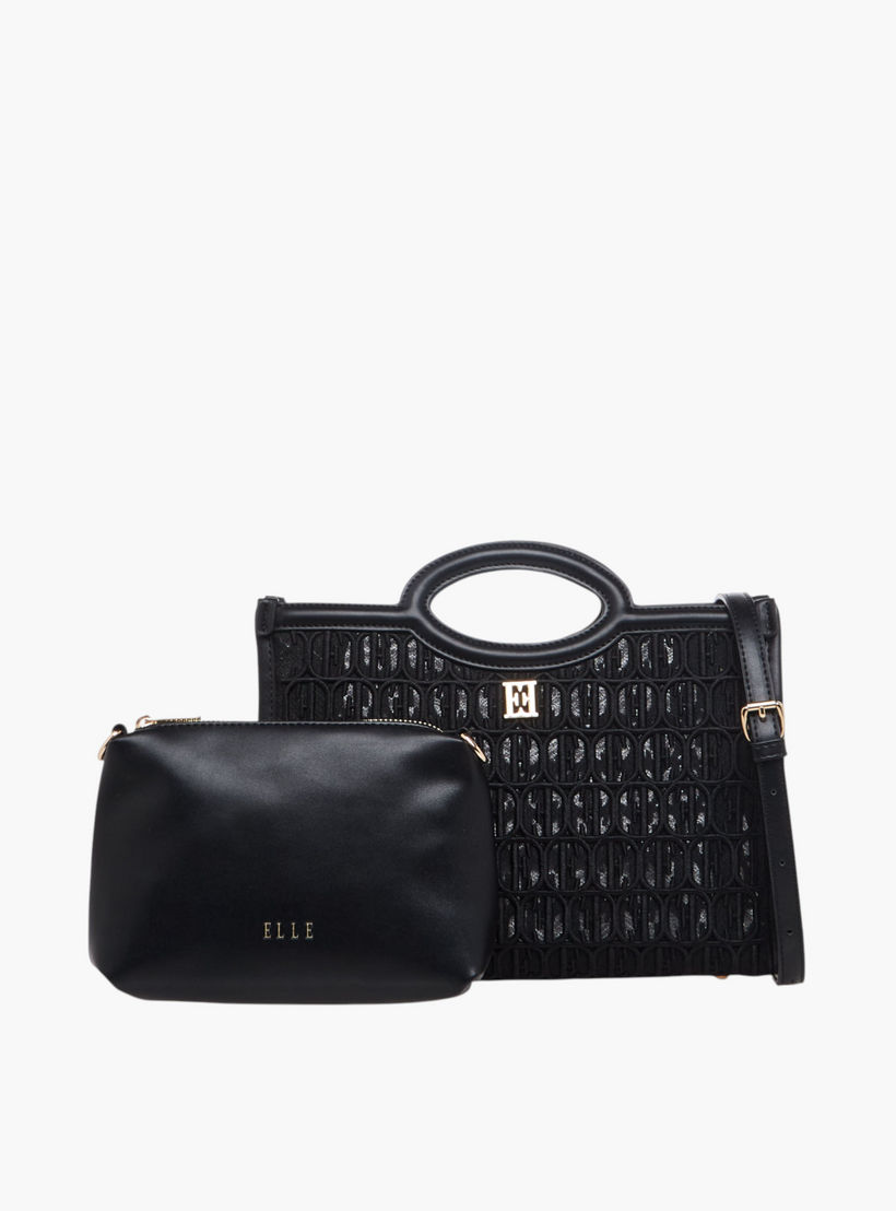 شنطة توتي مطرزة بحزام قابل للتعديل وشنطة صغيرة من إيل-women-bagsandwallets-handbags-image-1