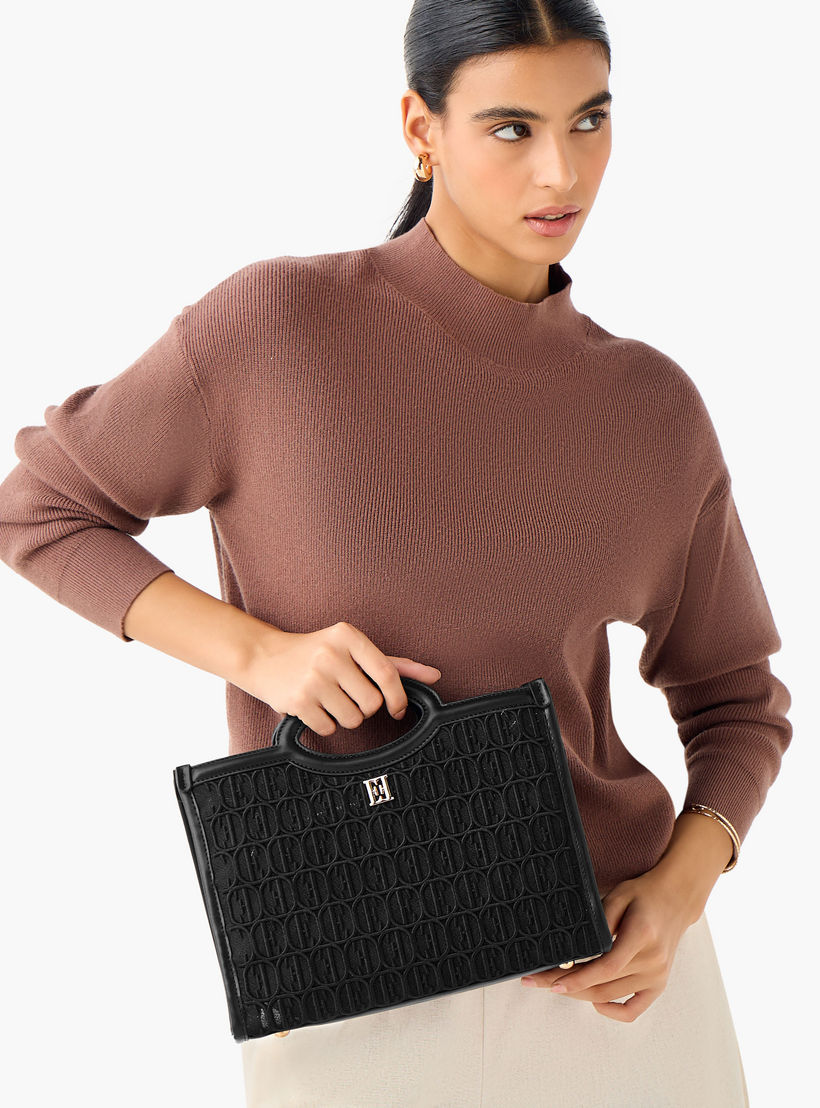 شنطة توتي مطرزة بحزام قابل للتعديل وشنطة صغيرة من إيل-women-bagsandwallets-handbags-image-2