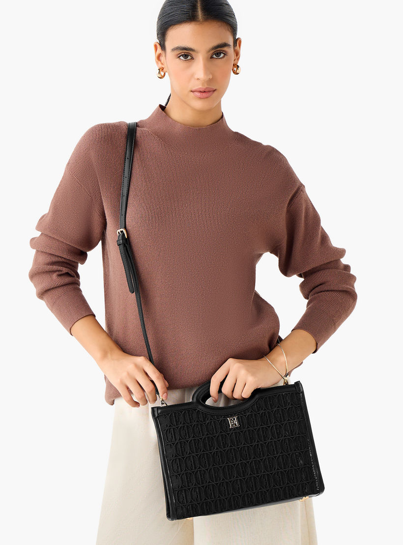 شنطة توتي مطرزة بحزام قابل للتعديل وشنطة صغيرة من إيل-women-bagsandwallets-handbags-image-9