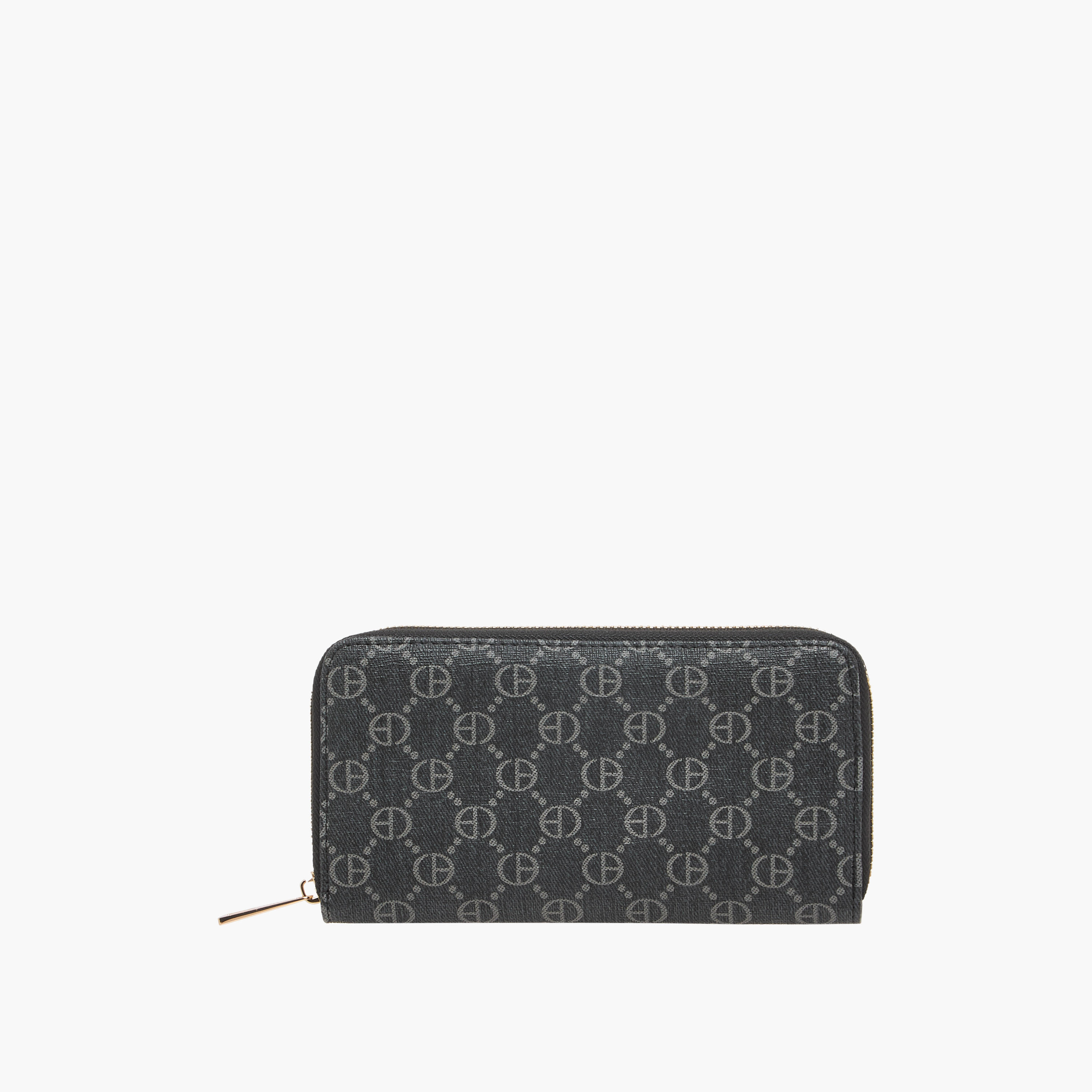 Chrisbella Monogram Print Tote Bag with Zip Around Wallet-women-bagsandwallets-handbags-image-6