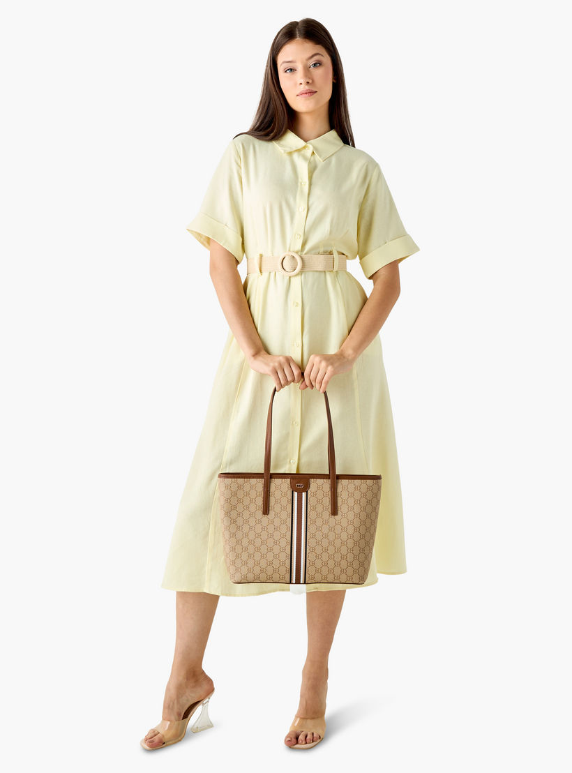 شنطة توتي بطبعات مع محفظة من كريسبيلا-women-bagsandwallets-handbags-image-10