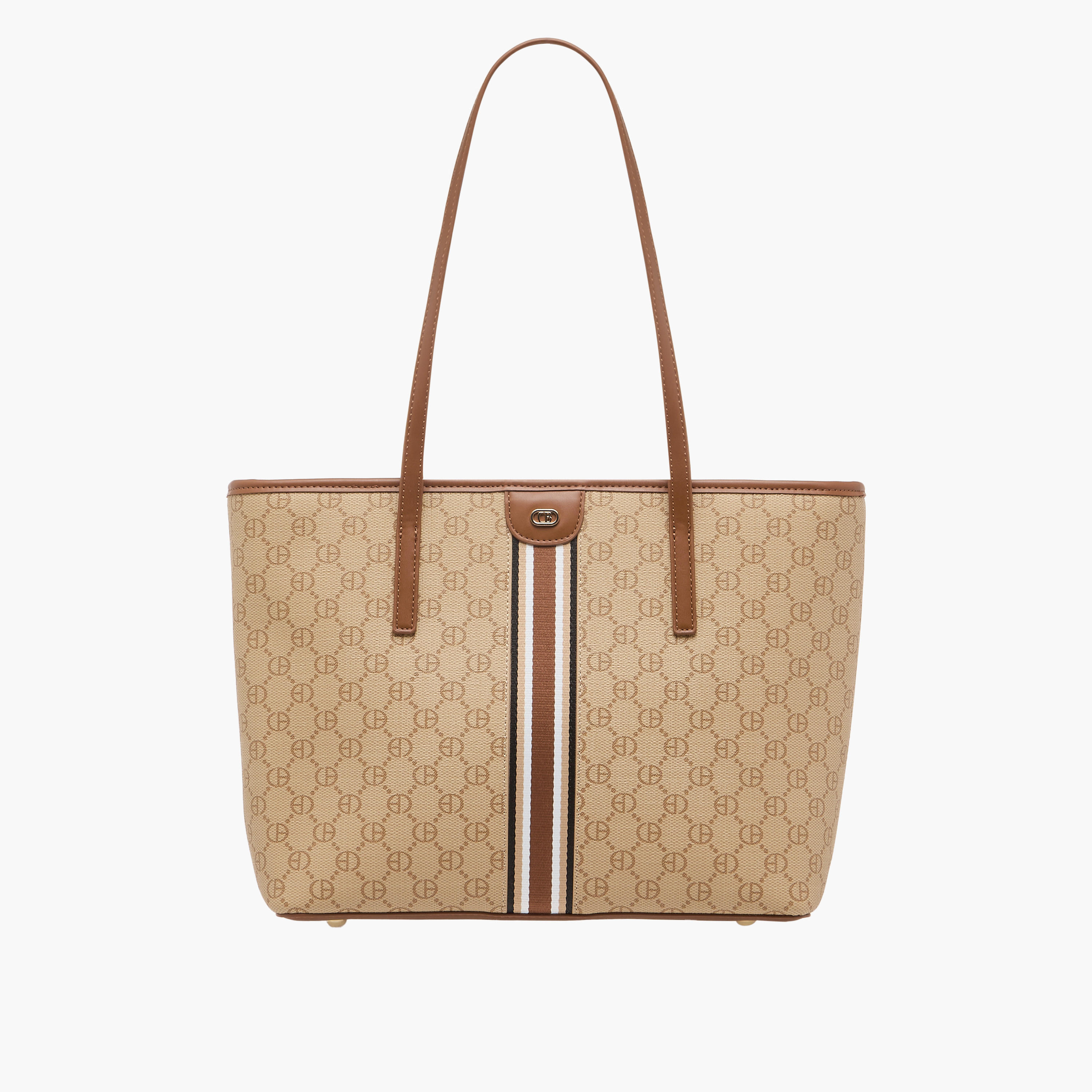 شنطة توتي بطبعات مع محفظة من كريسبيلا-women-bagsandwallets-handbags-image-3