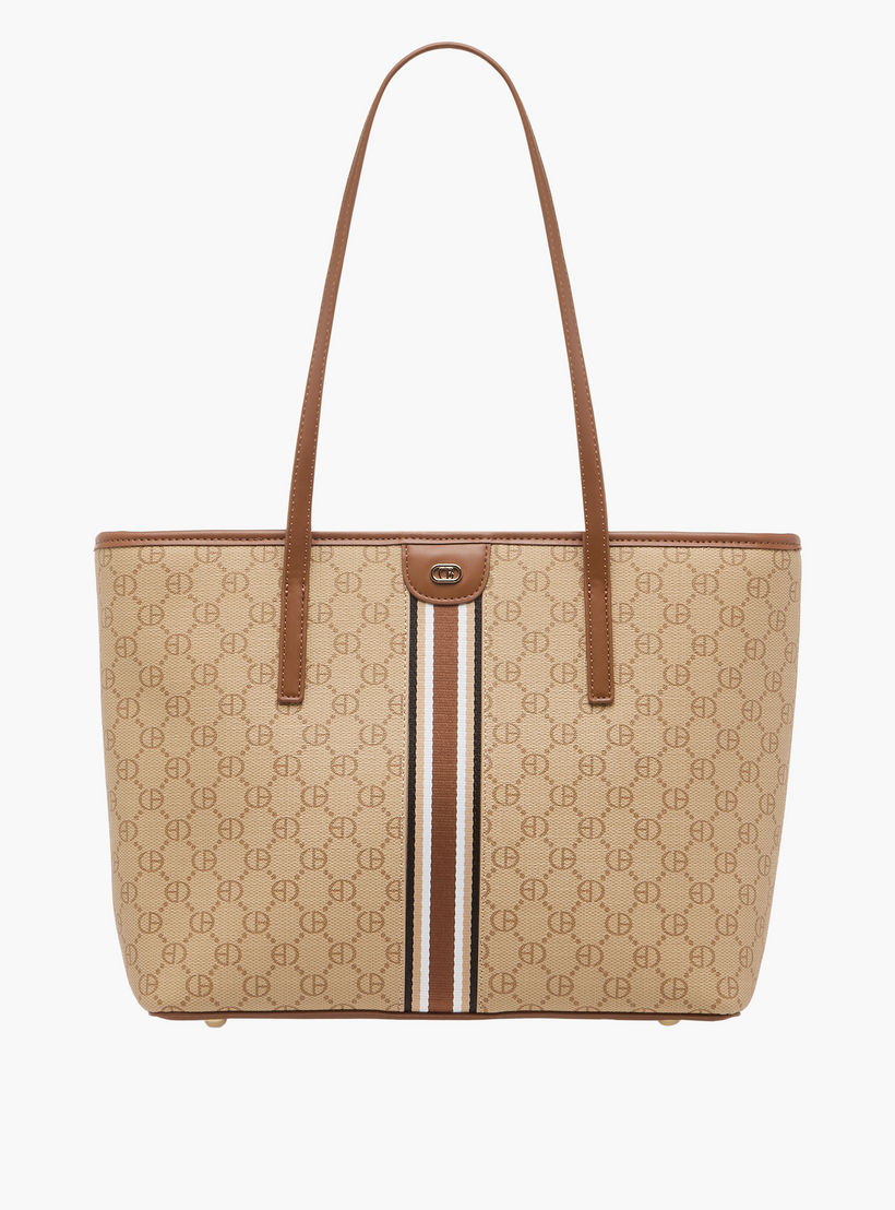 شنطة توتي بطبعات مع محفظة من كريسبيلا-women-bagsandwallets-handbags-image-3