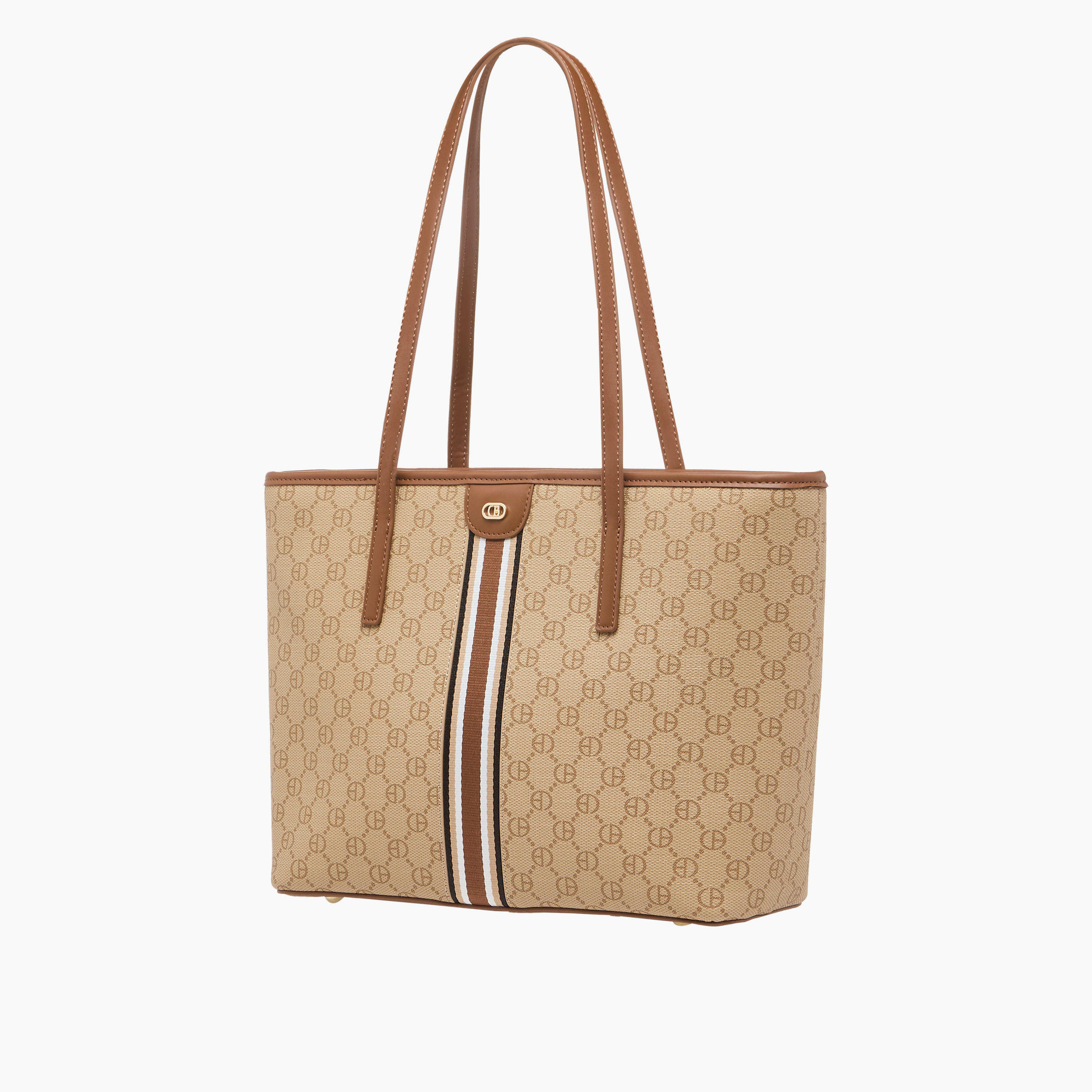 شنطة توتي بطبعات مع محفظة من كريسبيلا-women-bagsandwallets-handbags-image-4