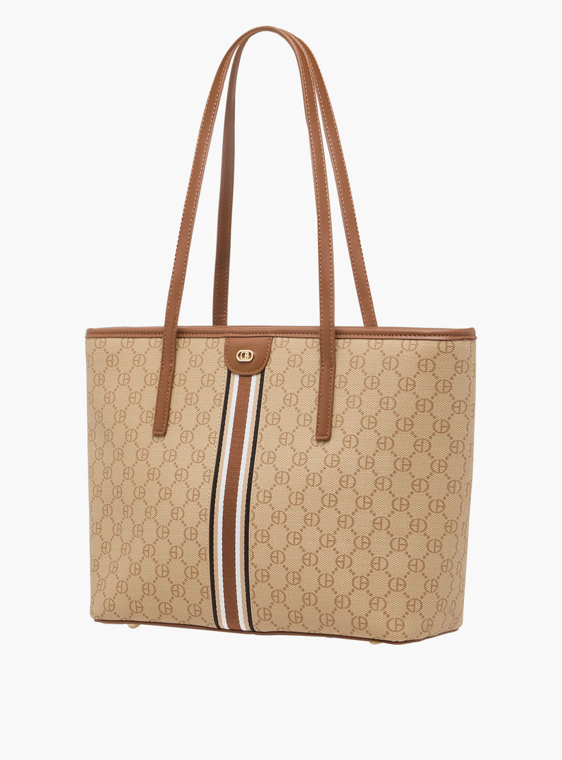 شنطة توتي بطبعات مع محفظة من كريسبيلا-women-bagsandwallets-handbags-image-4
